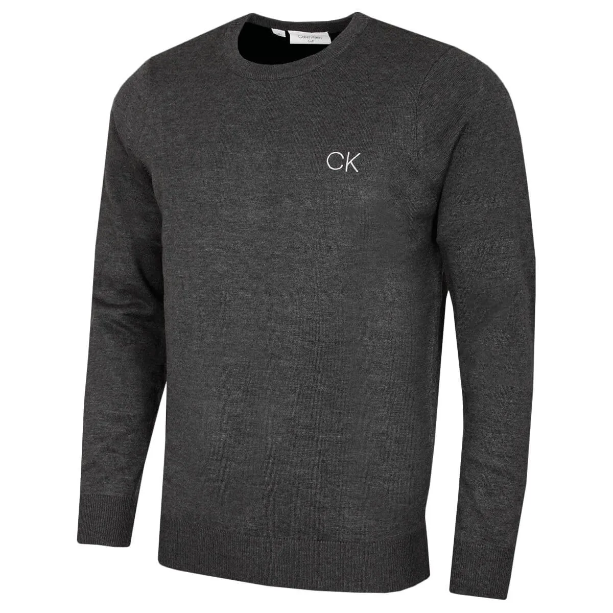 Calvin Klein Uomo Maglione Golf Girocollo - Antracite - XL - immagine 1