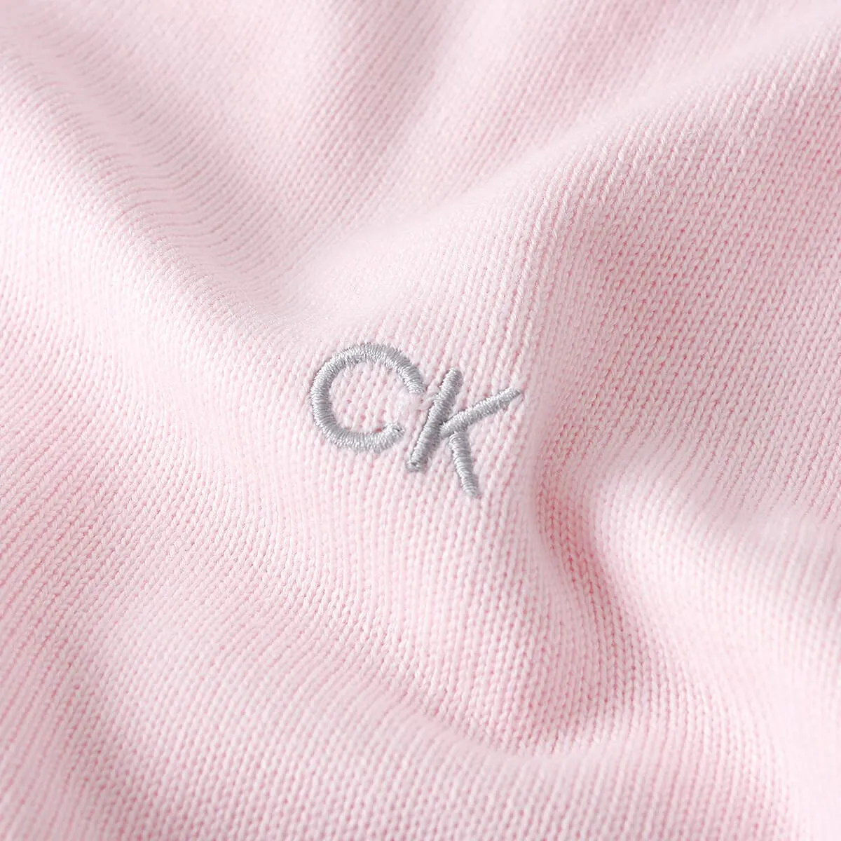 Calvin Klein Uomo Maglione Golf Girocollo - Rosa - 4XL - immagine 4