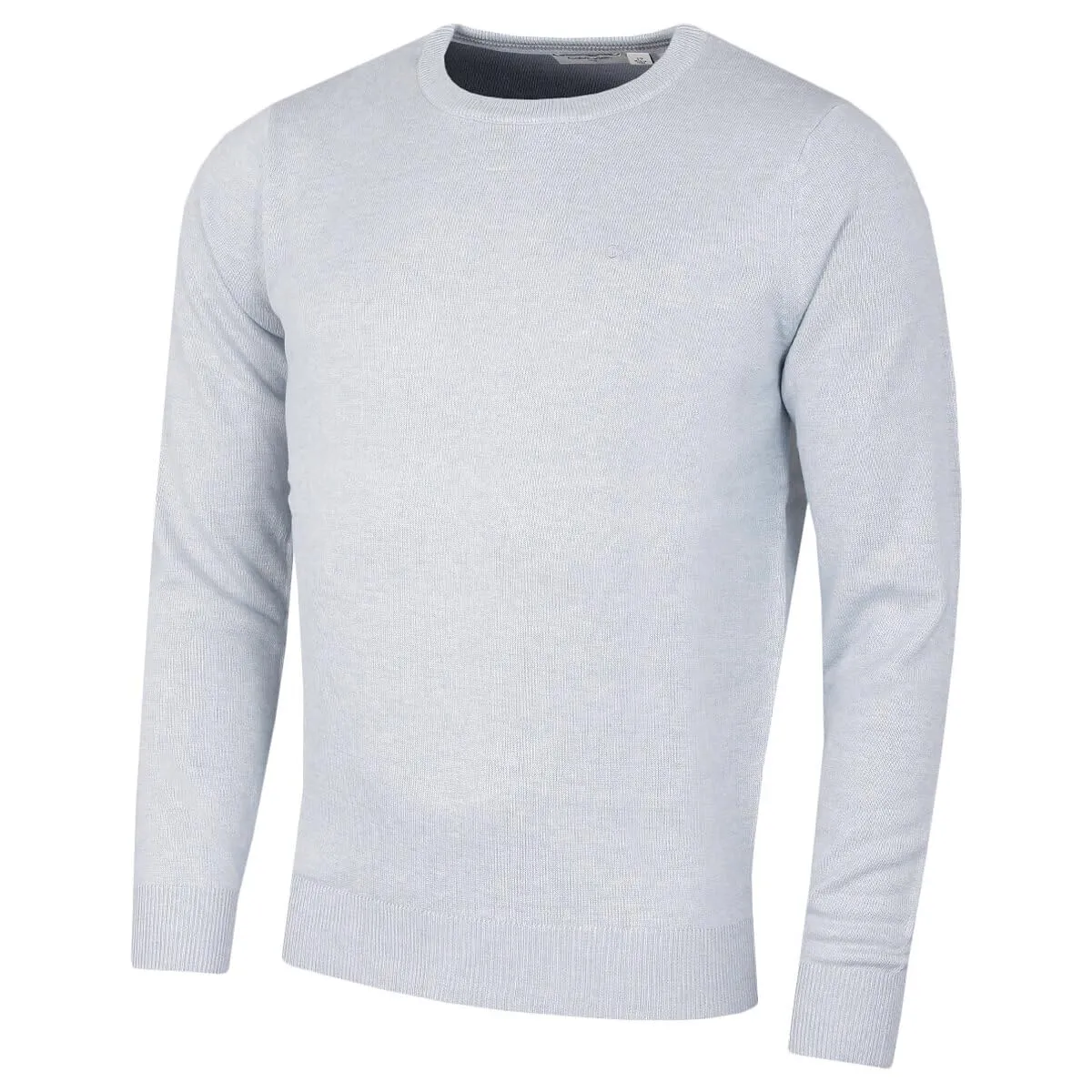 Calvin Klein Uomo Maglione Golf Girocollo - Azzurro Chiaro mélange - 4XL - immagine 1