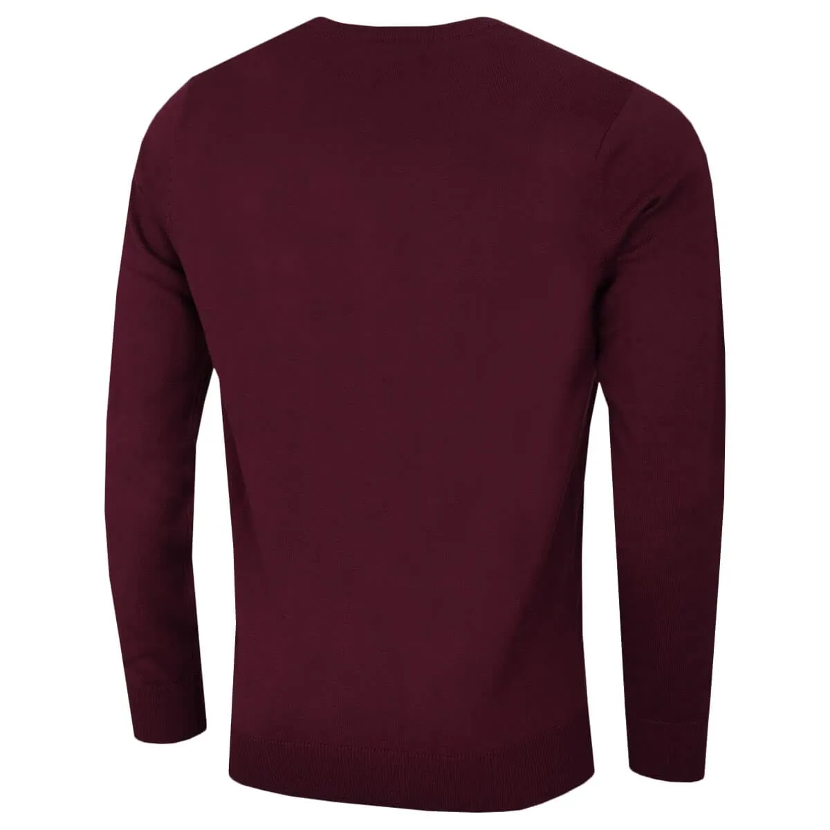 Calvin Klein Uomo Maglione Golf Girocollo - Borgogna Francese - XL - immagine 3