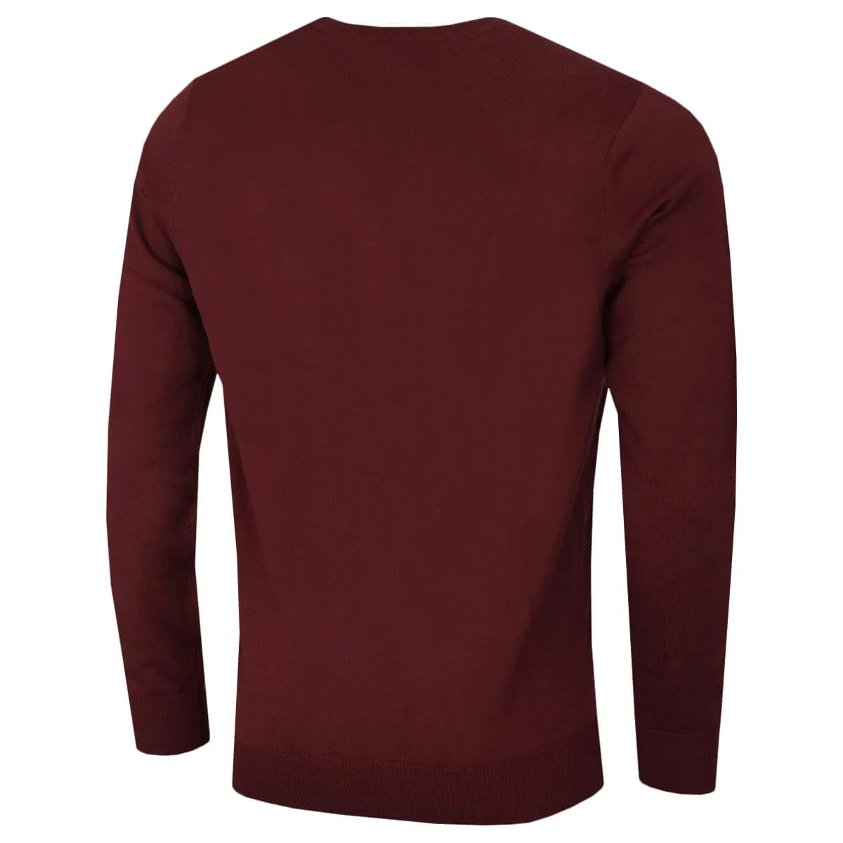 Calvin Klein Uomo Maglione Golf Girocollo - Borgogna - L - immagine 4