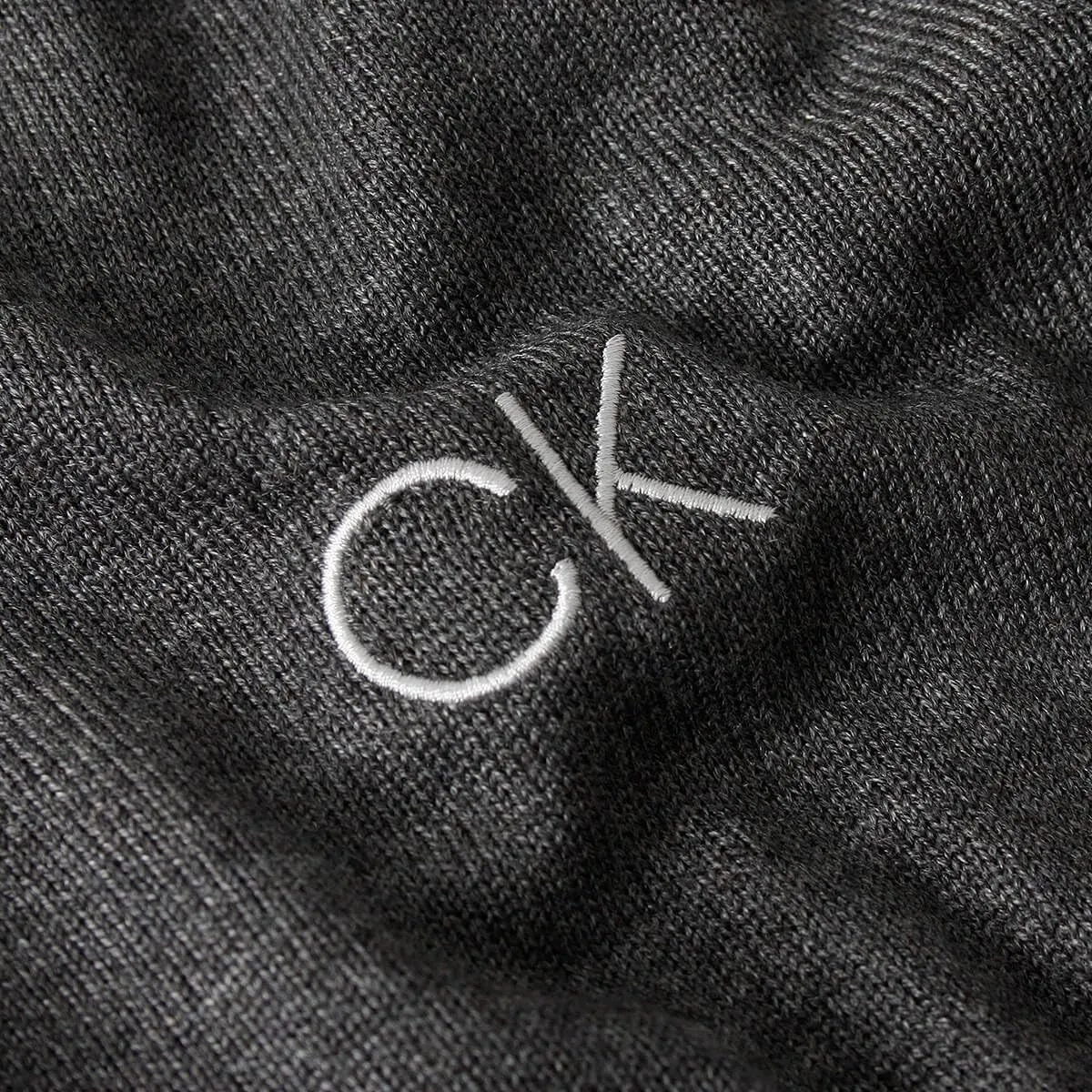 Calvin Klein Uomo Maglione Golf Girocollo - Antracite - XXL - immagine 5