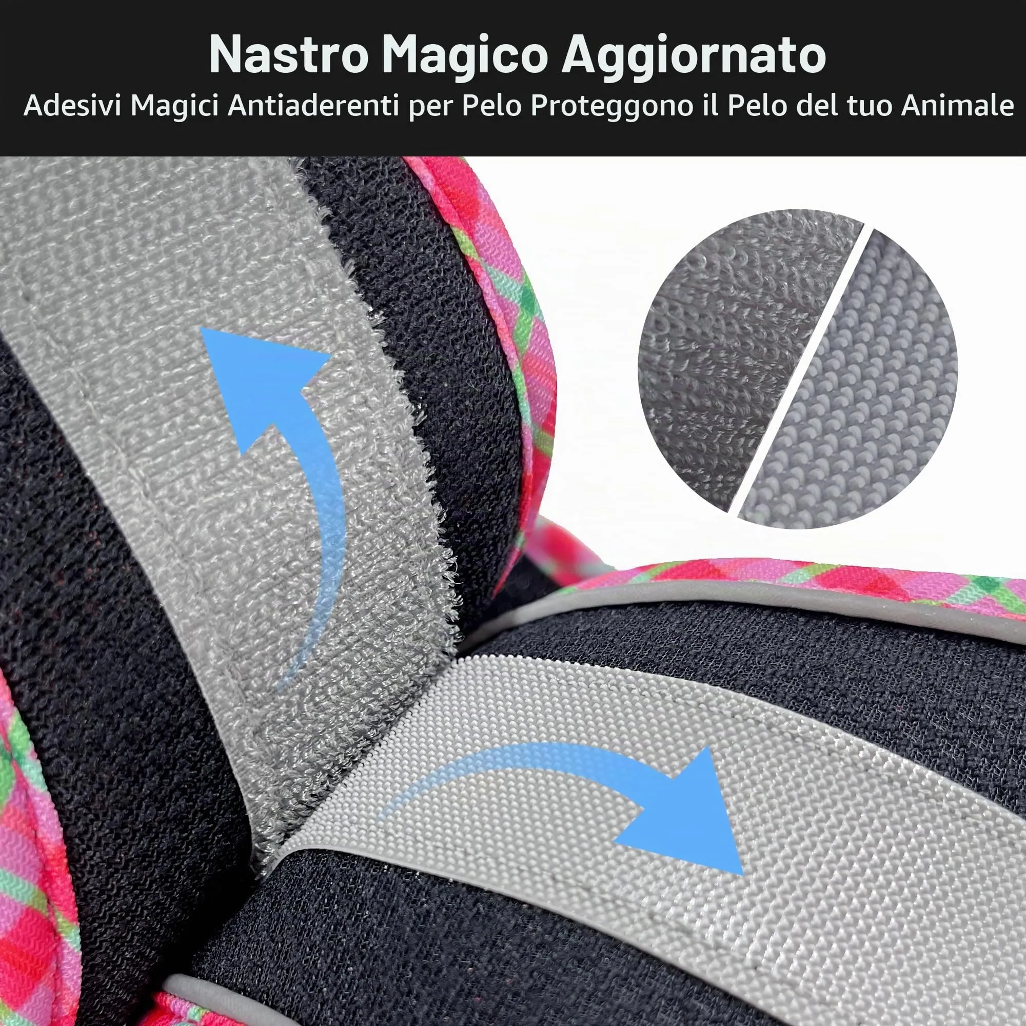 AIITLE Pettorina per cani anti-fuga, gilet anti-tiro con guinzaglio, strisce riflettenti, imbracature regolabili per animali domestici all'aperto per cani di taglia media, Nero M - immagine 3