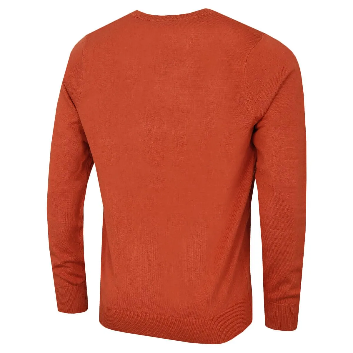 Calvin Klein Uomo Maglione Golf Girocollo - Arancione - L - immagine 4