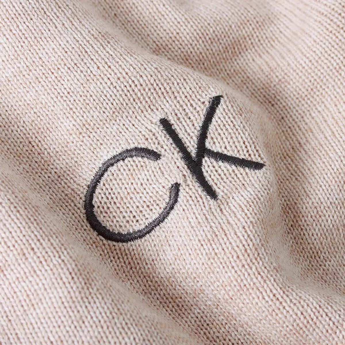 Calvin Klein Uomo Maglione Golf Girocollo - Latte - 3XL - immagine 5