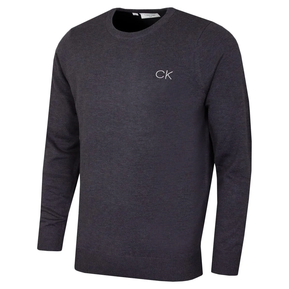Calvin Klein Uomo Maglione Golf Girocollo - Grigio Acciaio - M - immagine 1