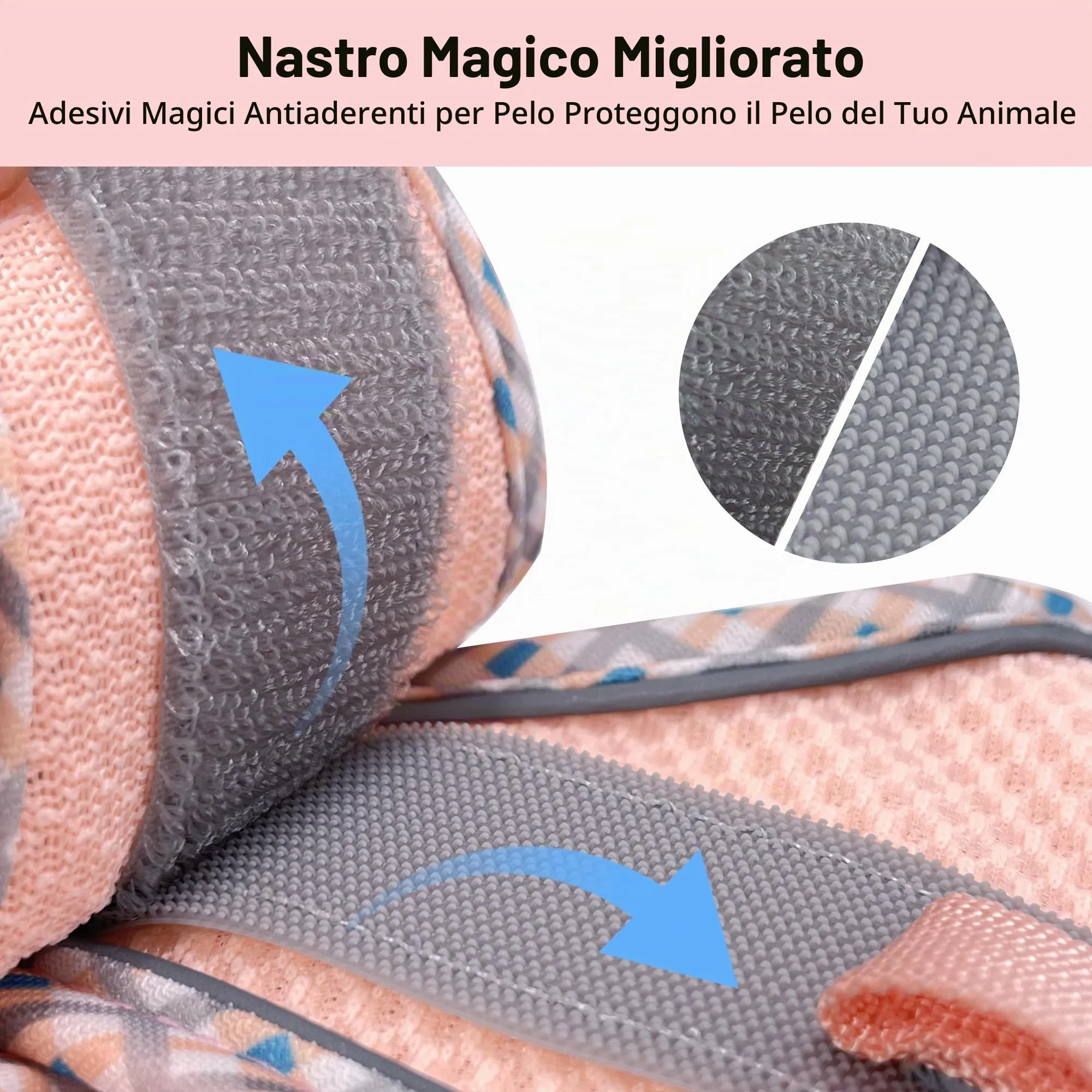 AIITLE Pettorina per cani anti-fuga, gilet anti-tiro con guinzaglio, strisce riflettenti, imbracature regolabili per animali domestici all'aperto per cani di taglia media, Rosa XXS - immagine 8