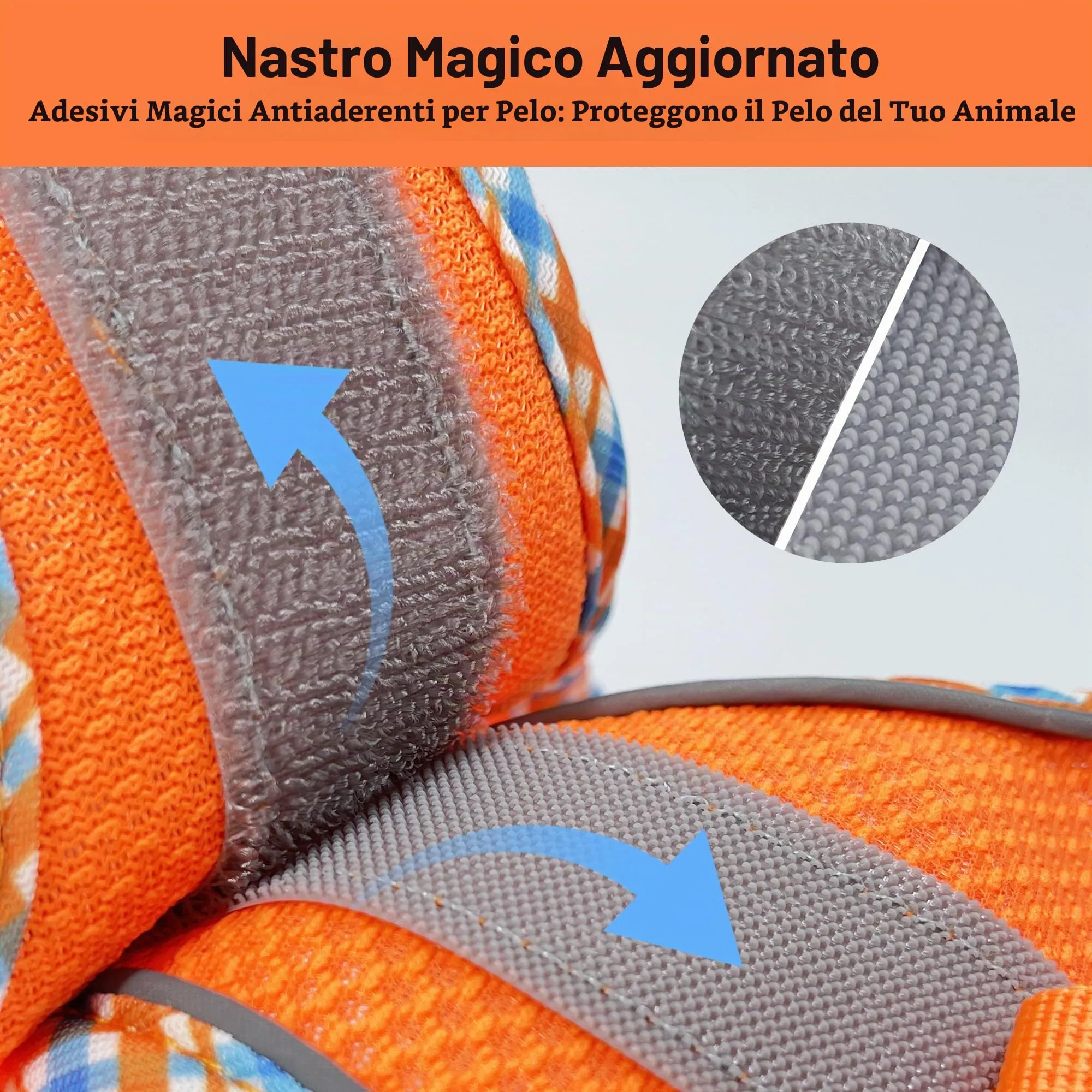 AIITLE Pettorina per cani anti-fuga, gilet anti-tiro con guinzaglio, strisce riflettenti, imbracature regolabili per animali domestici all'aperto per cani di taglia media, Arancia XXS - immagine 3