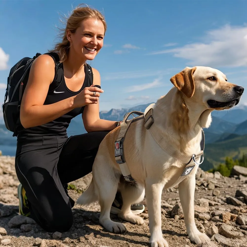 TSPRO Pettorina Cane Robusta No Pull con Maniglia per Cani Medi e Grandi - immagine 5