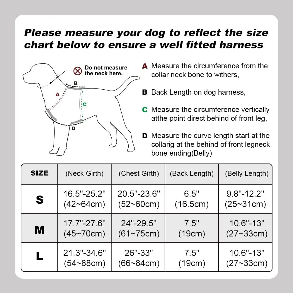 TSPRO Pettorina Cane Robusta No Pull con Maniglia per Cani Medi e Grandi - immagine 2