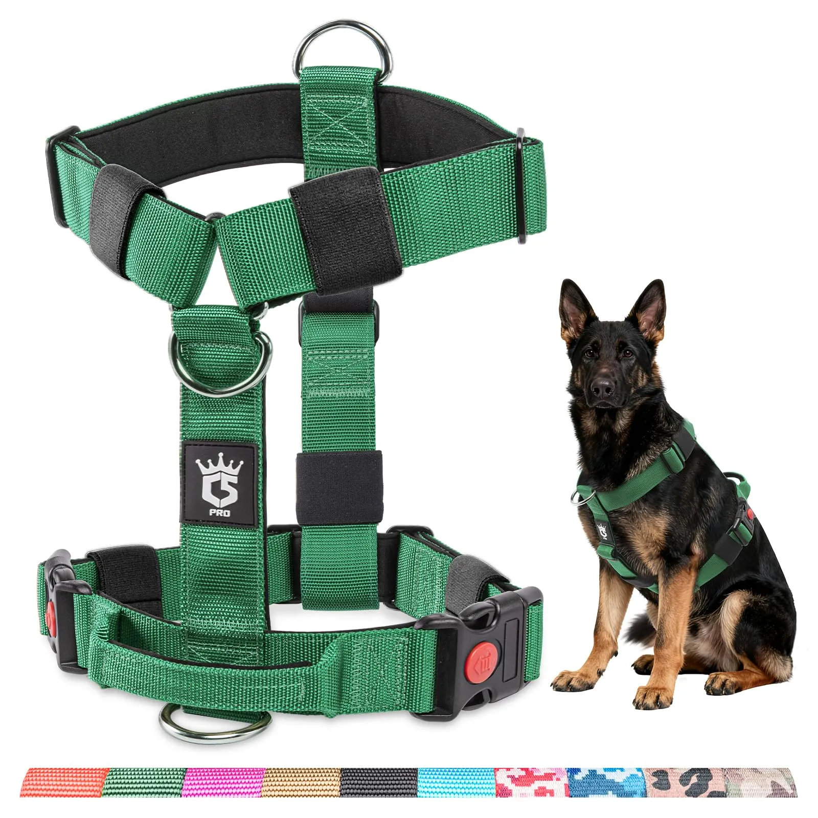 TSPRO Pettorina Cane Robusta No Pull con Maniglia per Cani Medi e Grandi - immagine 1