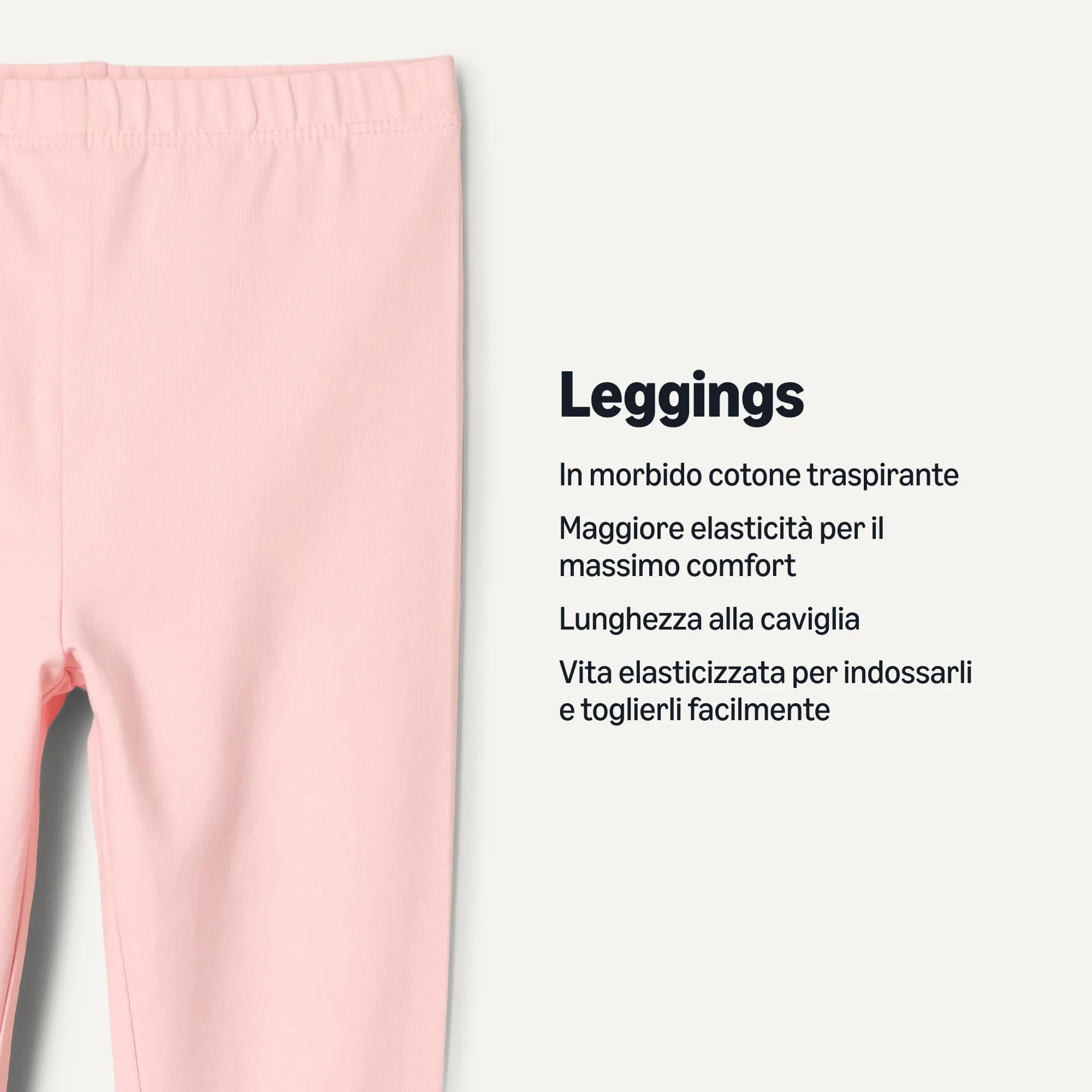 Amazon Essentials x Sofia Grainge Leggings alla Caviglia Traspiranti in Cotone Bimba 0-24, Confezione da 3, Alberi Rotondi/Facce di Coniglietto/Rosa, 0 Mesi - immagine 2