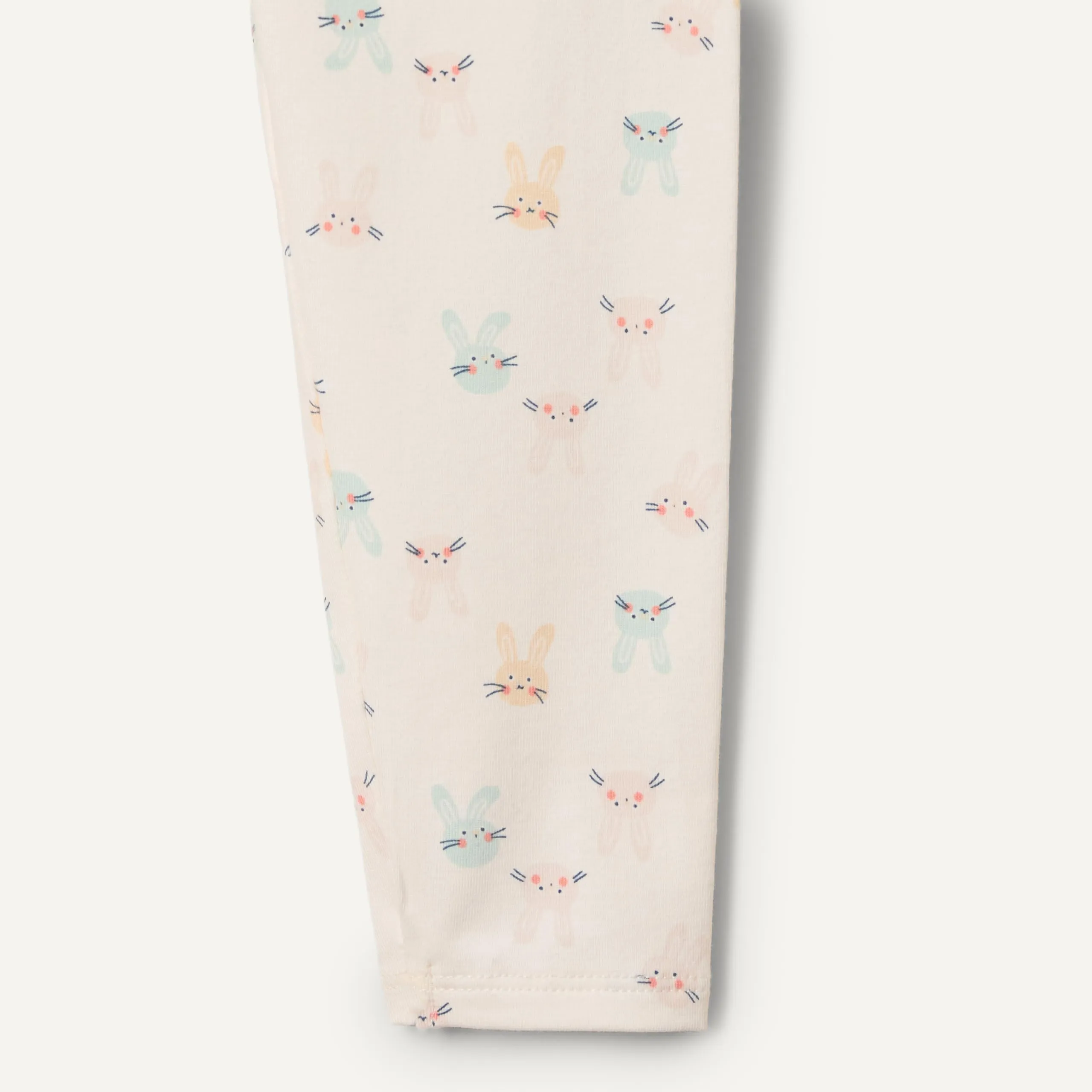 Amazon Essentials x Sofia Grainge Leggings alla Caviglia Traspiranti in Cotone Bimba 0-24, Confezione da 3, Alberi Rotondi/Facce di Coniglietto/Rosa, 0 Mesi - immagine 3