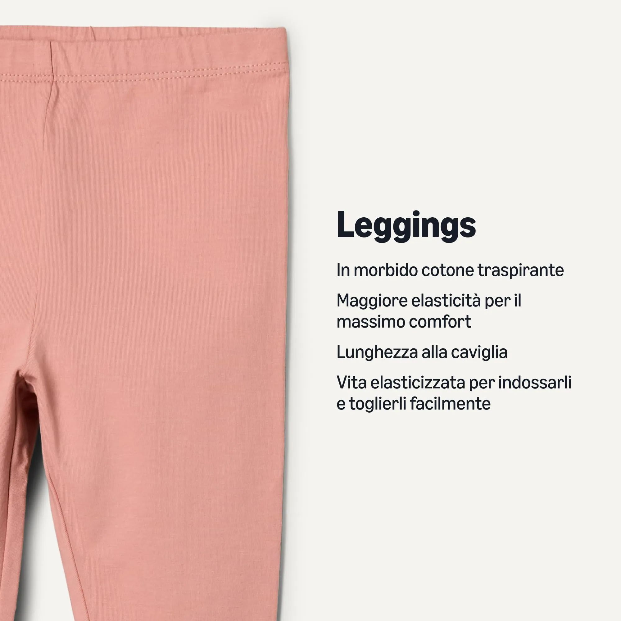 Amazon Essentials x Sofia Grainge Leggings alla Caviglia Traspiranti in Cotone Bimba 0-24, Confezione da 3, Avorio/Floreale/Terracotta, 3-6 Mesi - immagine 2