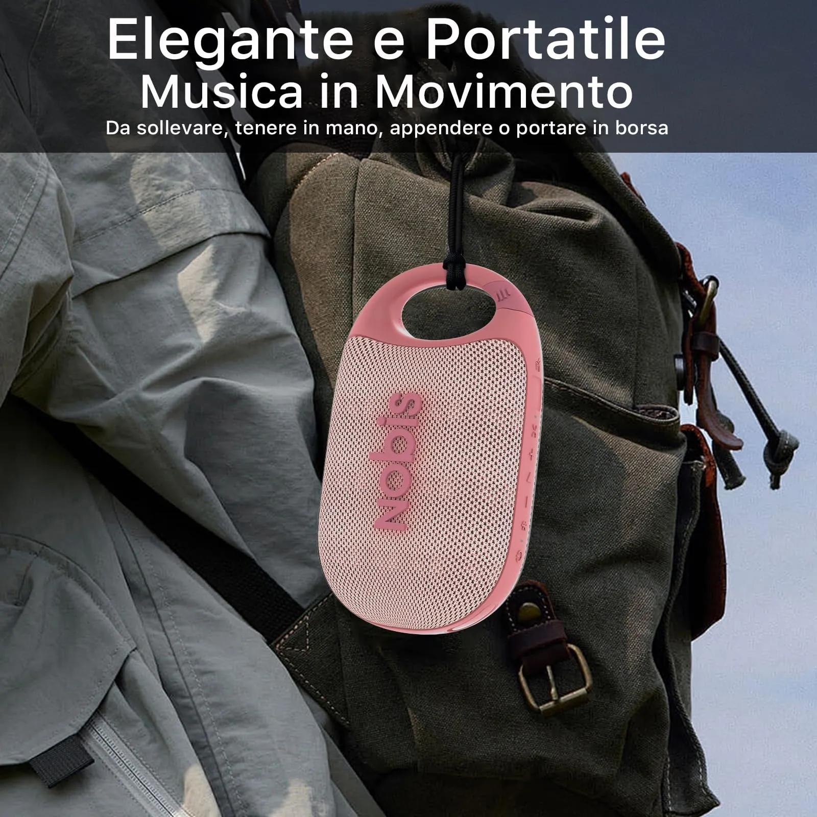 NOBIS Clip N1 Cassa Bluetooth Portatile IP68 - immagine 2