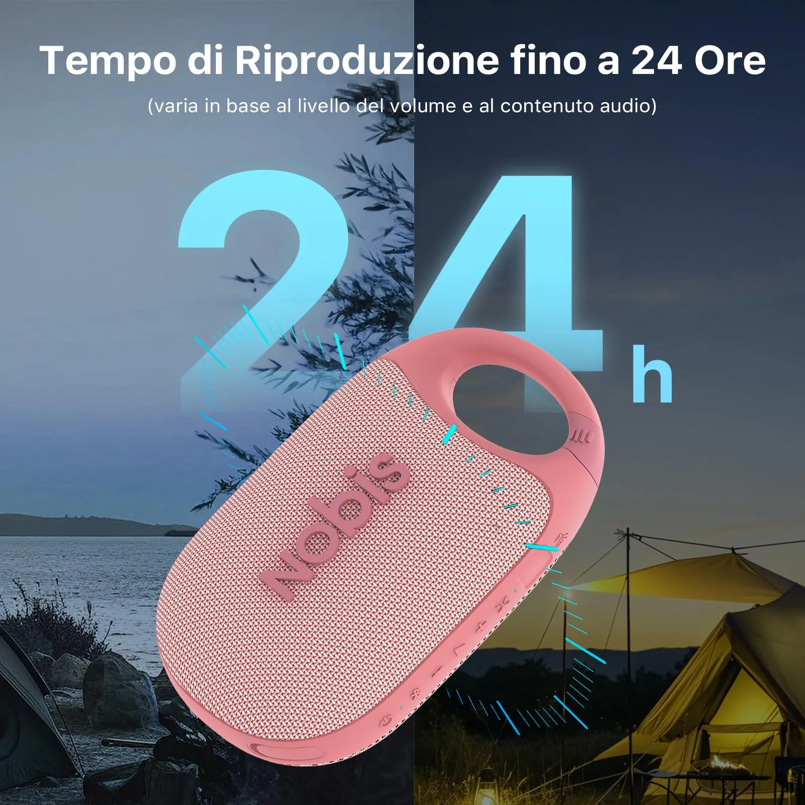 NOBIS Clip N1 Cassa Bluetooth Portatile IP68 - immagine 3
