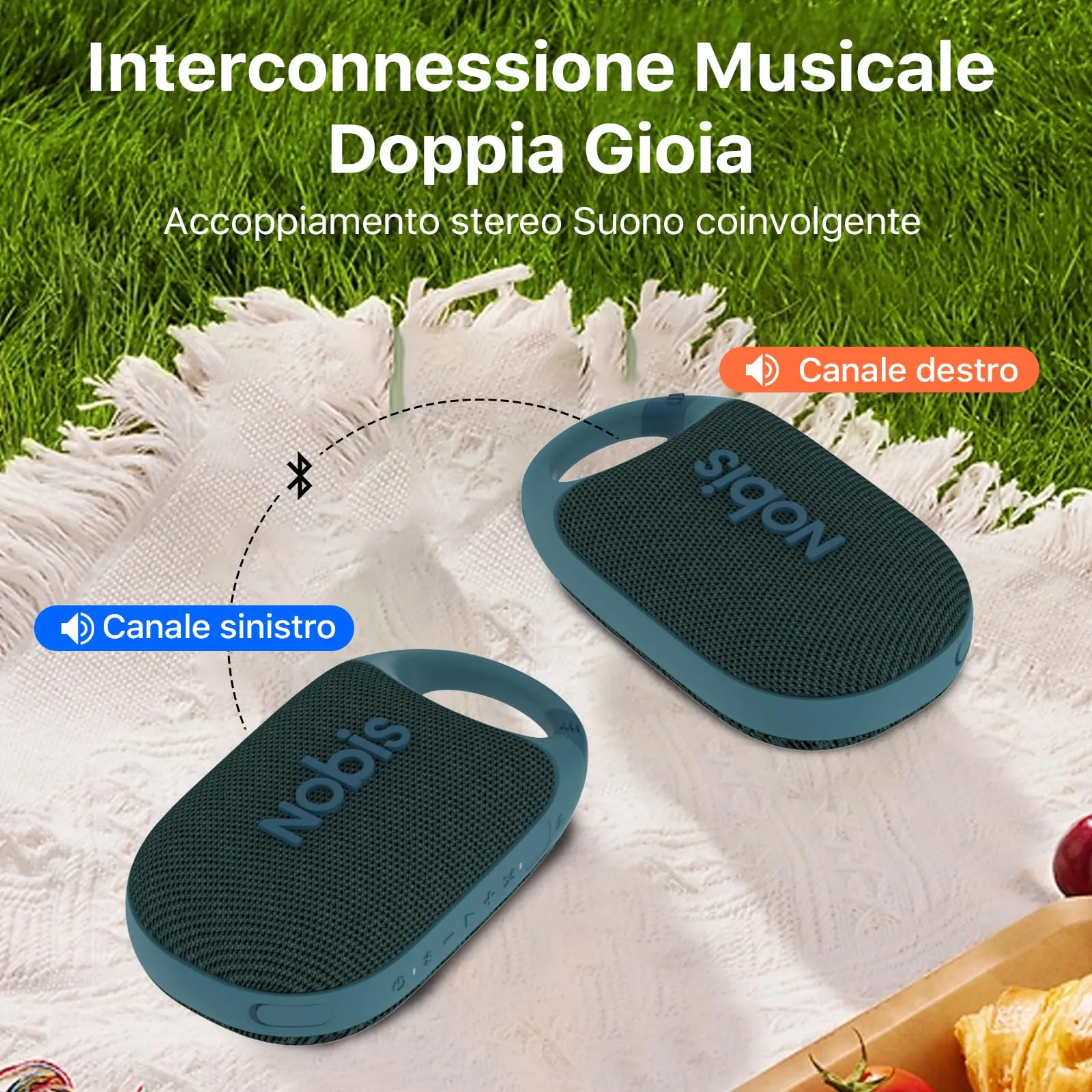 NOBIS Clip N1 Cassa Bluetooth Portatile IP68 - immagine 7