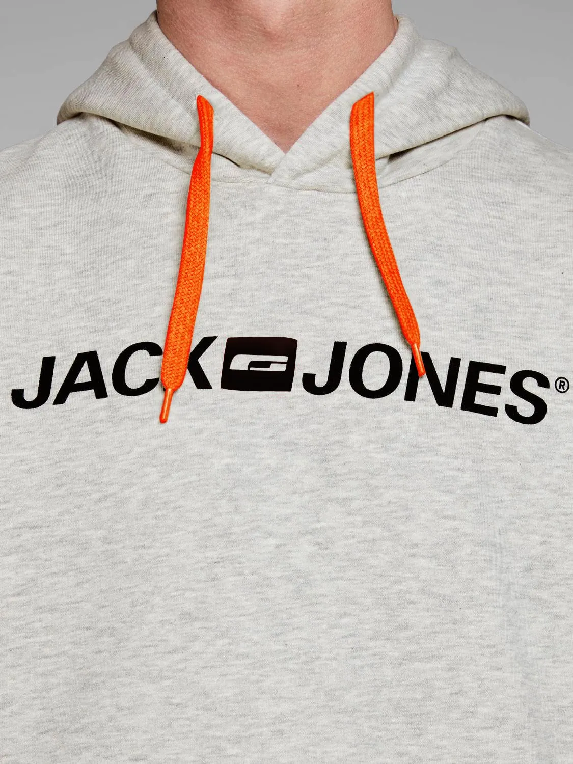 JACK & JONES - Felpa da uomo con cappuccio e logo, M - immagine 5