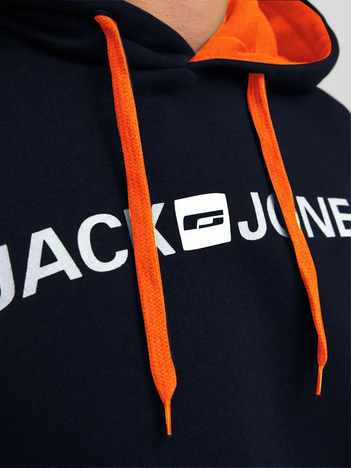 JACK & JONES - Felpa da uomo con cappuccio e logo, XL - immagine 5