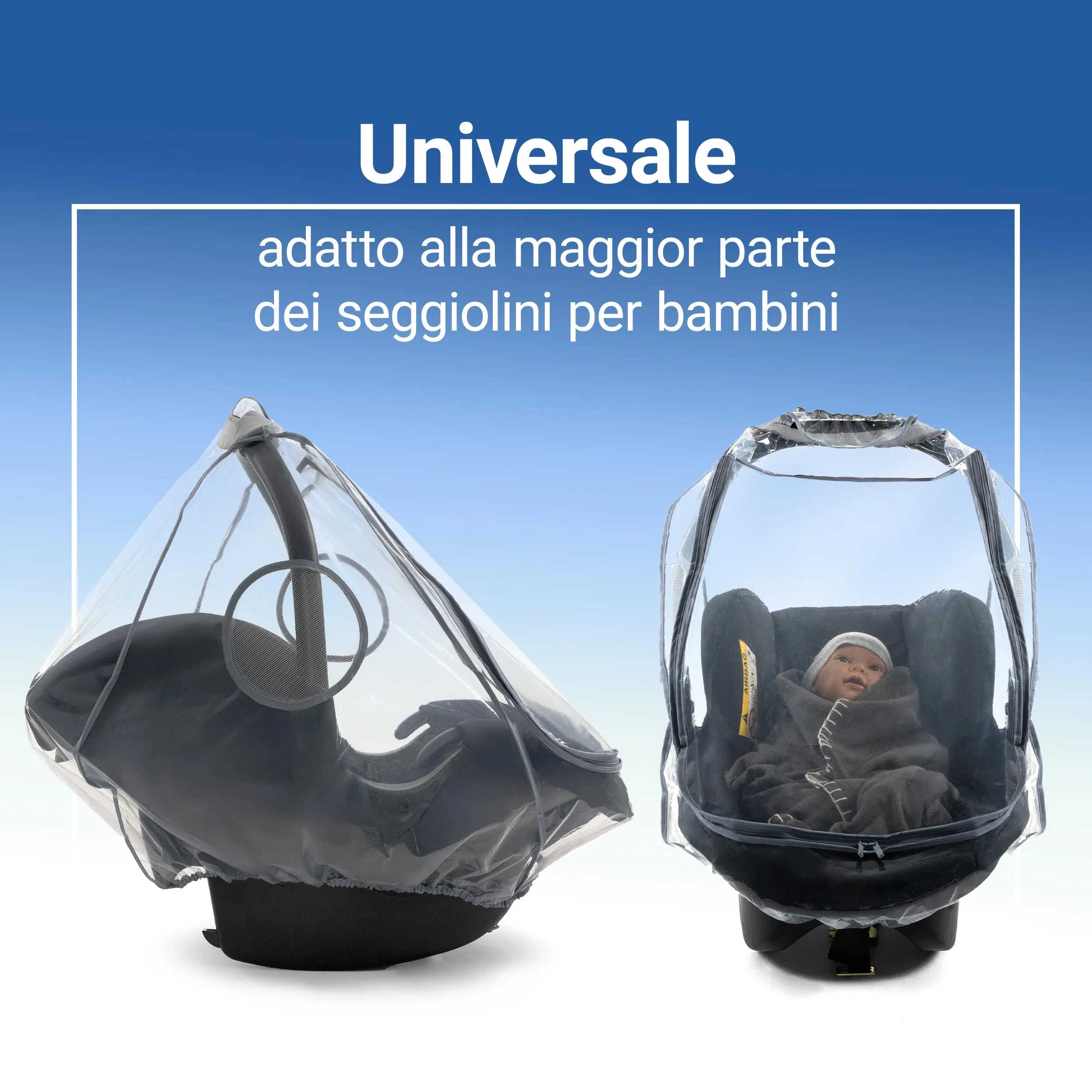 Zamboo Parapioggia Ovetto Universale, Privo di PVC e Copertura in PEVA - immagine 8