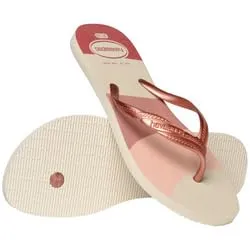 Havaianas Women Fantasia Gloss Rose Gold 39 6.5 UK Child - immagine 2