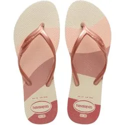 Havaianas Women Fantasia Gloss Rose Gold 39 6.5 UK Child - immagine 5