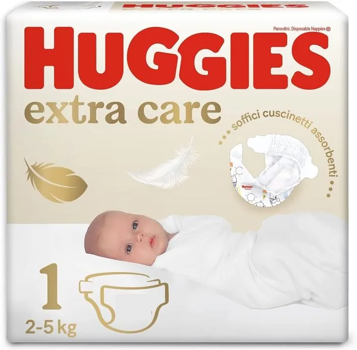 Pannolini huggies bebè extra care TG 1-56 PANNOLINI - immagine 1