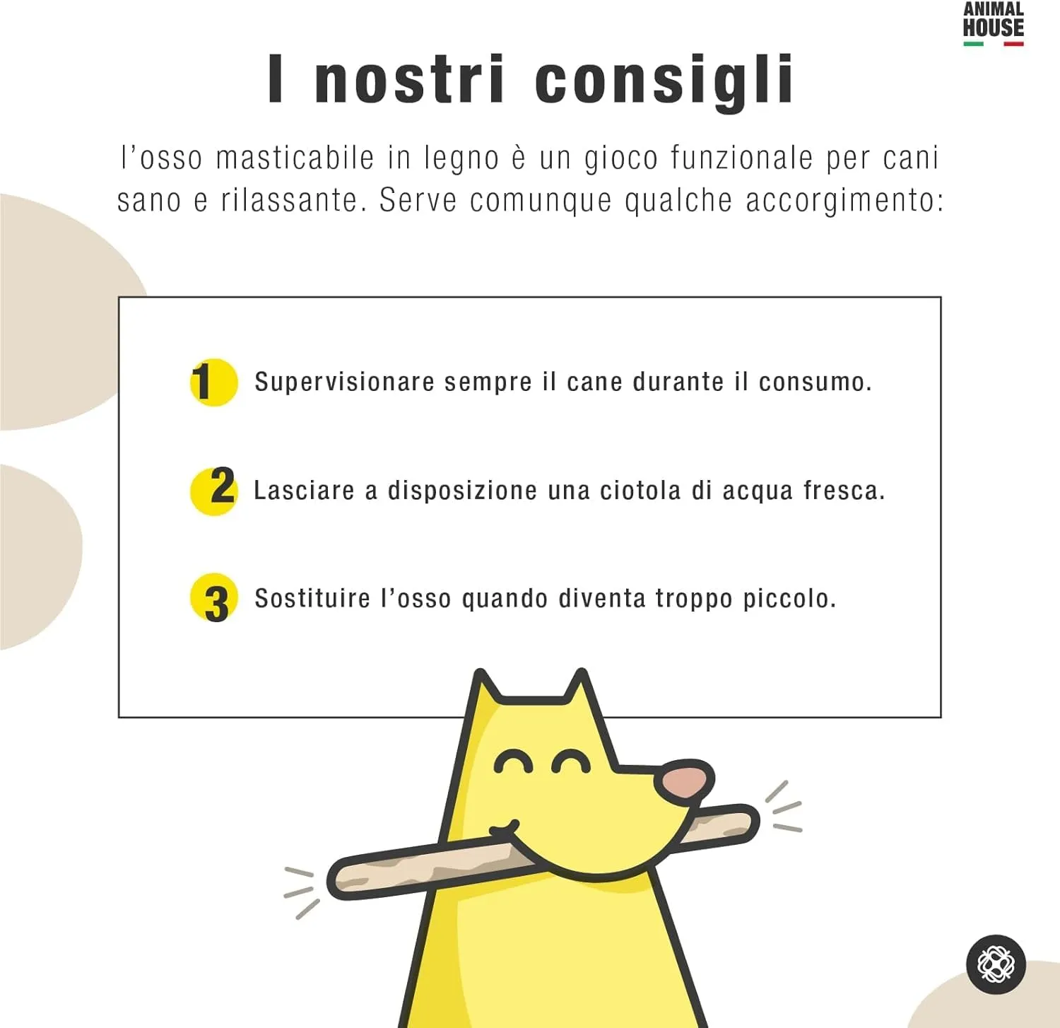 Animal House Legno di Caffè per Cani, L - immagine 5