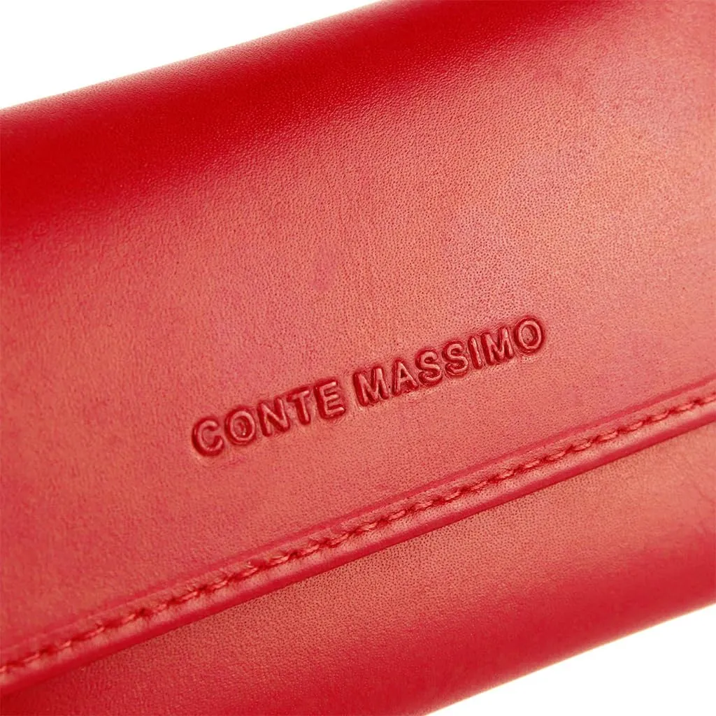 CONTE MASSIMO Portachiavi Per Uomo e Donna in Vera Pelle Senza Scatola - immagine 7