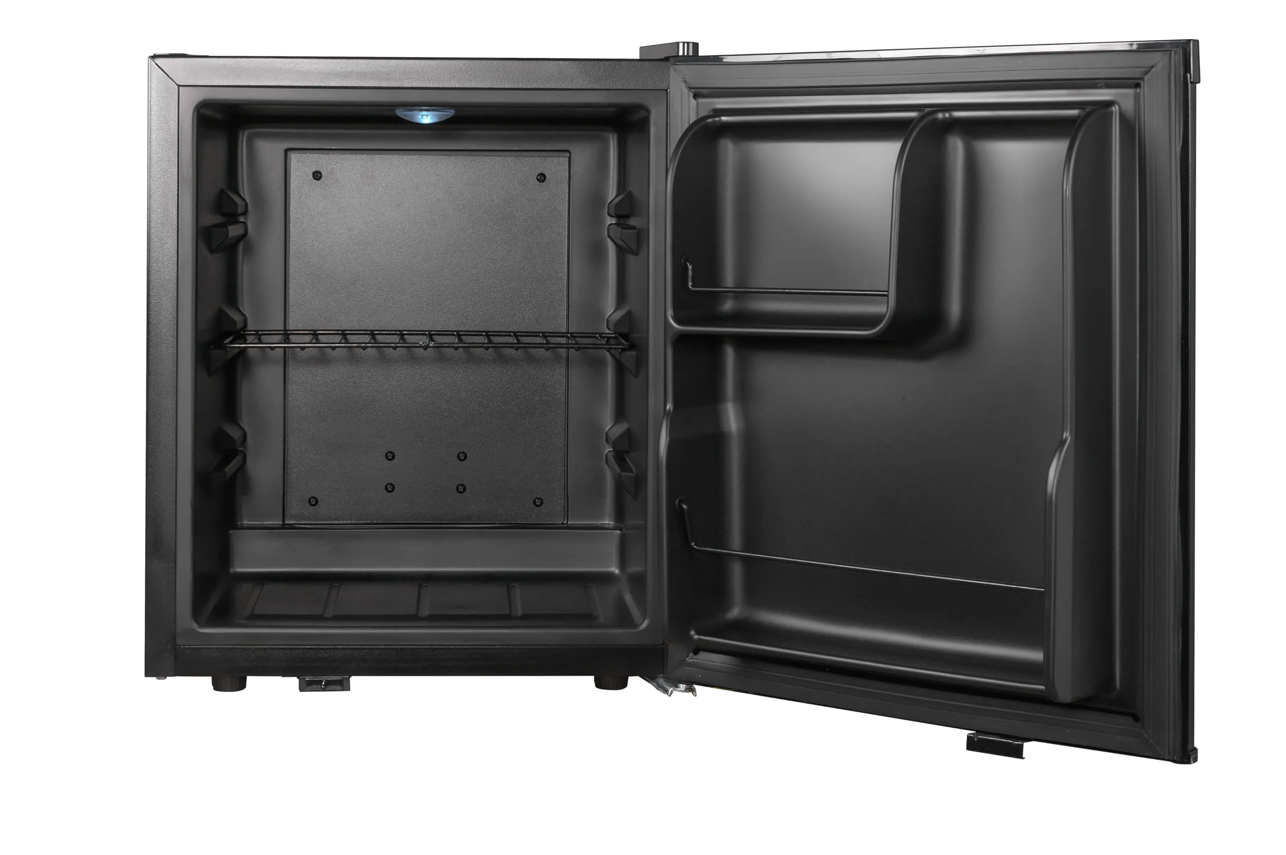 METRO Professional Minifrigo GMB2038B, 43 x 41.5 x 51 cm, 38 L, temperatura: 6-22°C, Illuminazione LED, 1 ripiano regolabile, bassa rumorosità, nero - immagine 2