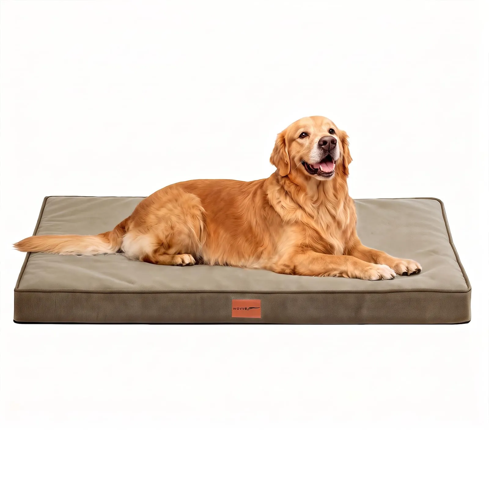 WAVVE Cuccia Cane Interno Taglia grande 112x81x7.6 cm Marrone - immagine 1