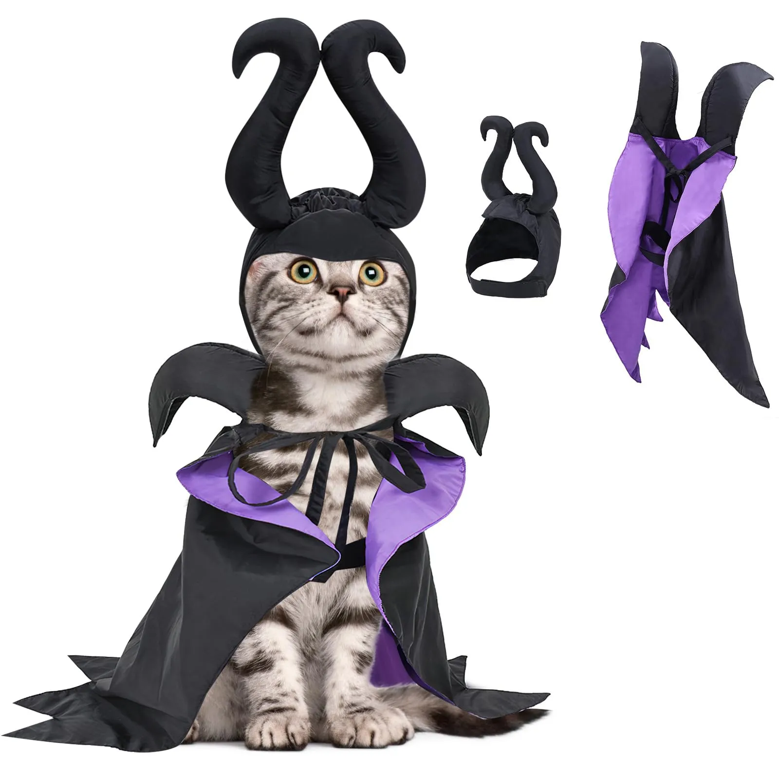 Vestiti Cosplay per Animali Domestici, Halloween Animali Domestici Costumi, Vestiti per per Cani Gatti - immagine 1