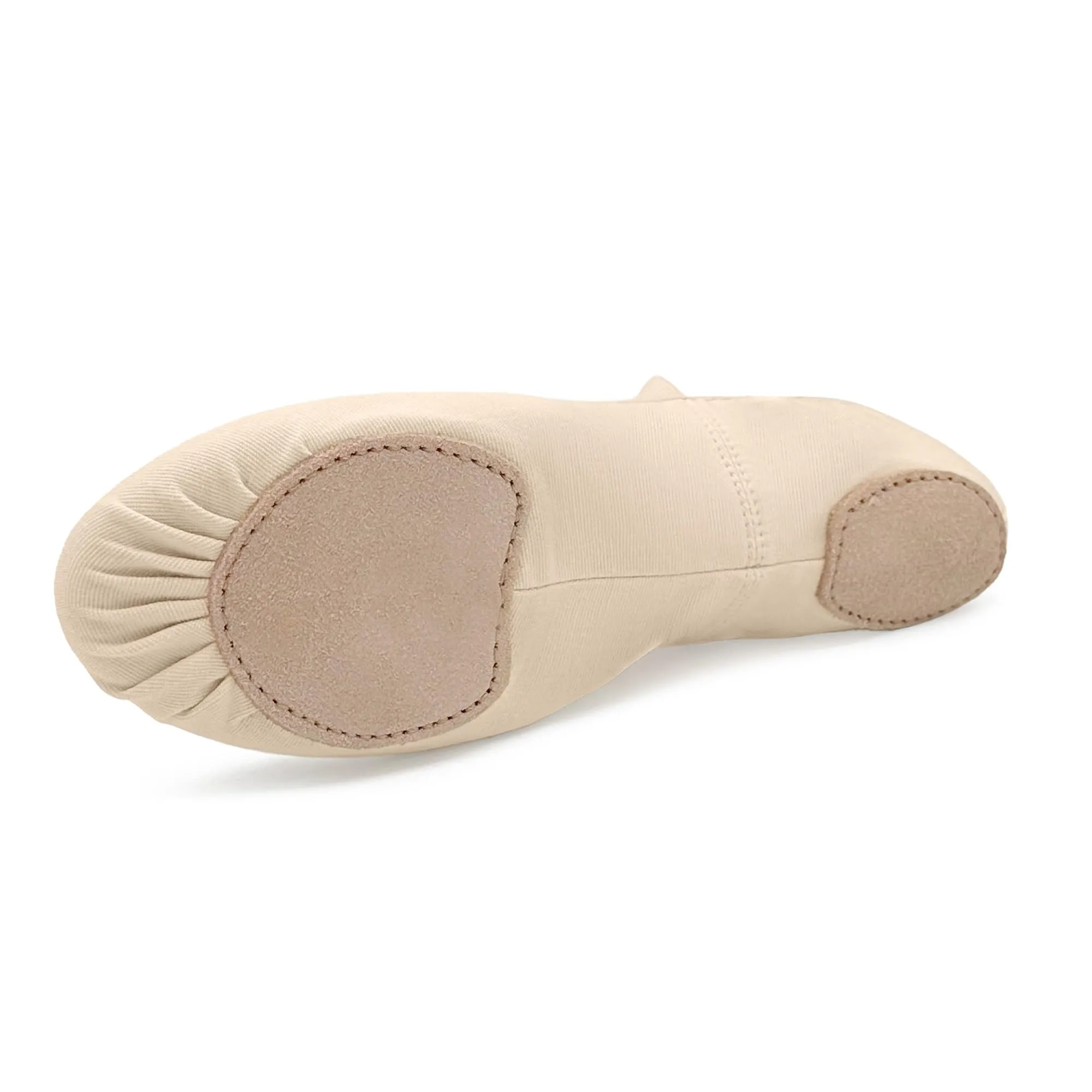 So Danca - SD16 Bliss, Scarpe da Ballo con Suola Divisa in Tela Elasticizzata per Adulti, Donne, Alte Prestazioni, Rosa chiaro, 4 - immagine 5