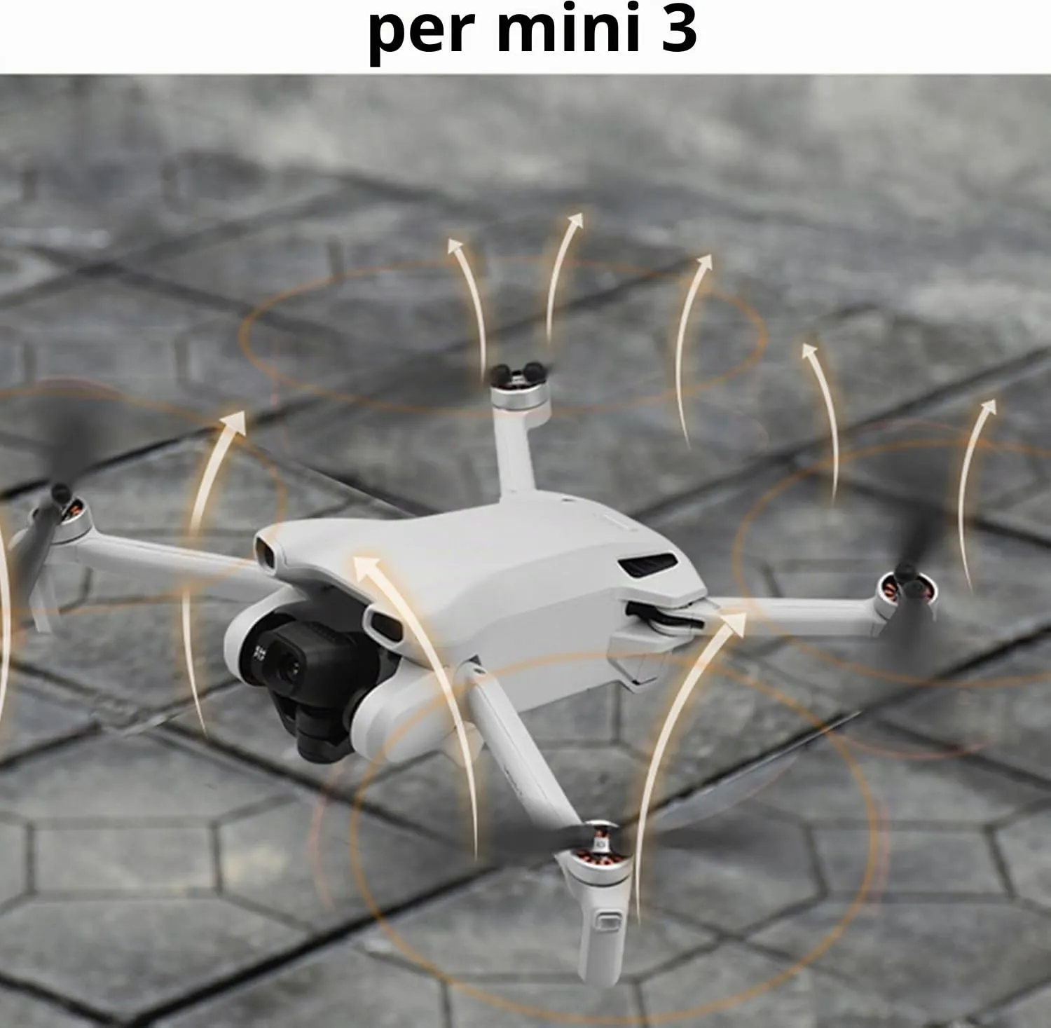 Bocguy 16 Pcs Drone Eliche Mini 3, Eliche per Mini 3 Accessori Sostituzione Drone con 24 Viti & 2 Cacciavite, Basso Rumore & Stabile (Orange) - immagine 7