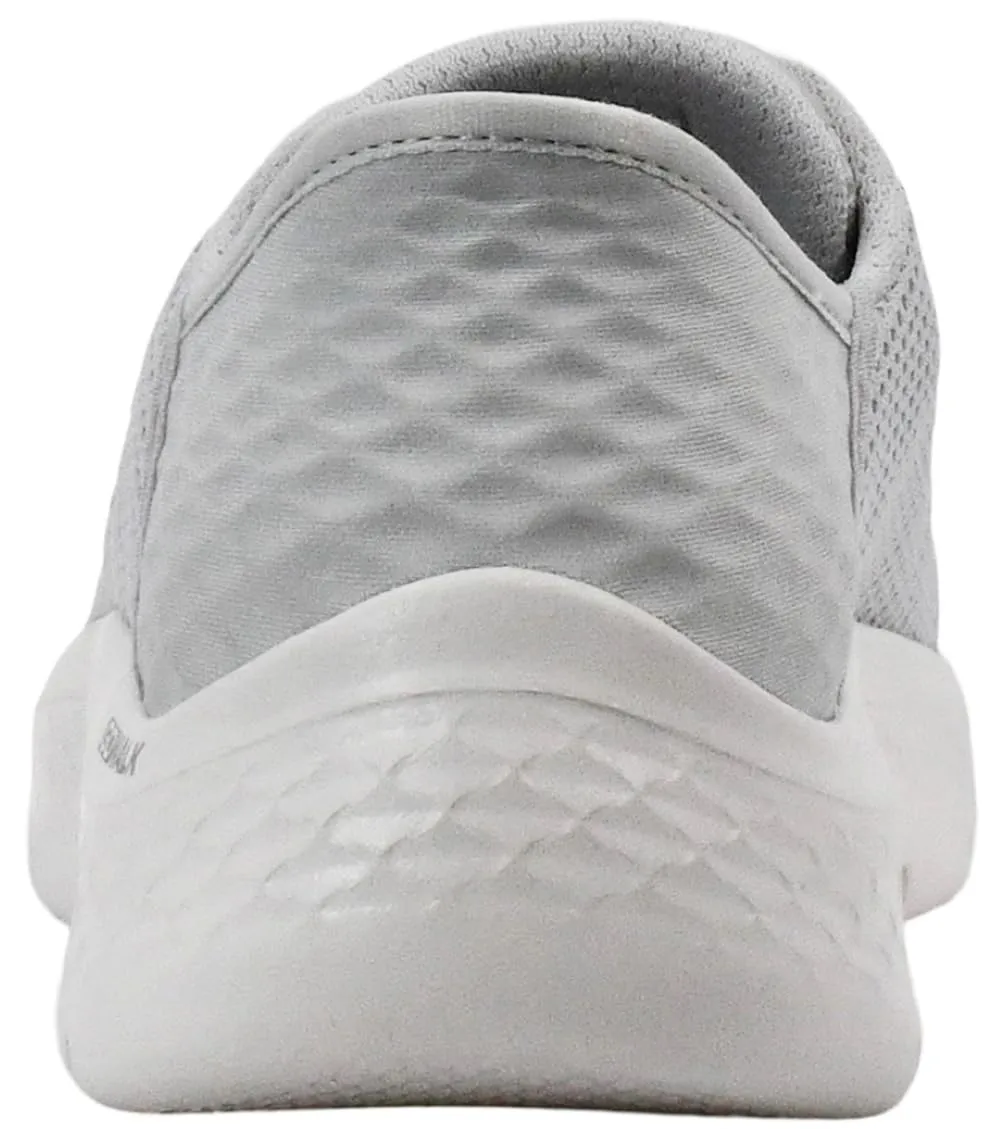 Skechers Donna Go Walk Flex Grand Entry Scarpe da Allenamento, Gray Textile/Pink Trim, 36.5 EU - immagine 3