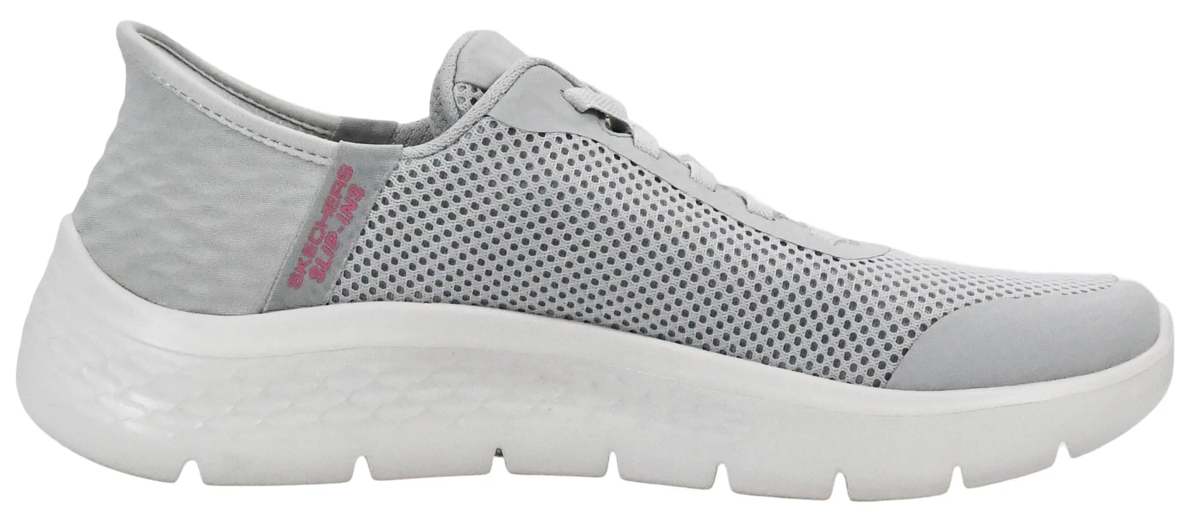 Skechers Donna Go Walk Flex Grand Entry Scarpe da Allenamento, Gray Textile/Pink Trim, 36.5 EU - immagine 5