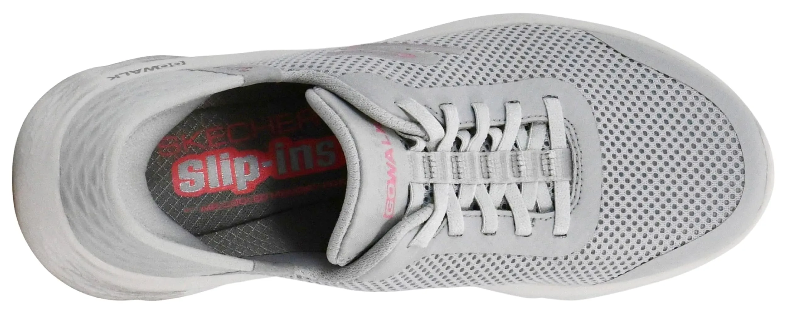 Skechers Donna Go Walk Flex Grand Entry Scarpe da Allenamento, Gray Textile/Pink Trim, 36.5 EU - immagine 6