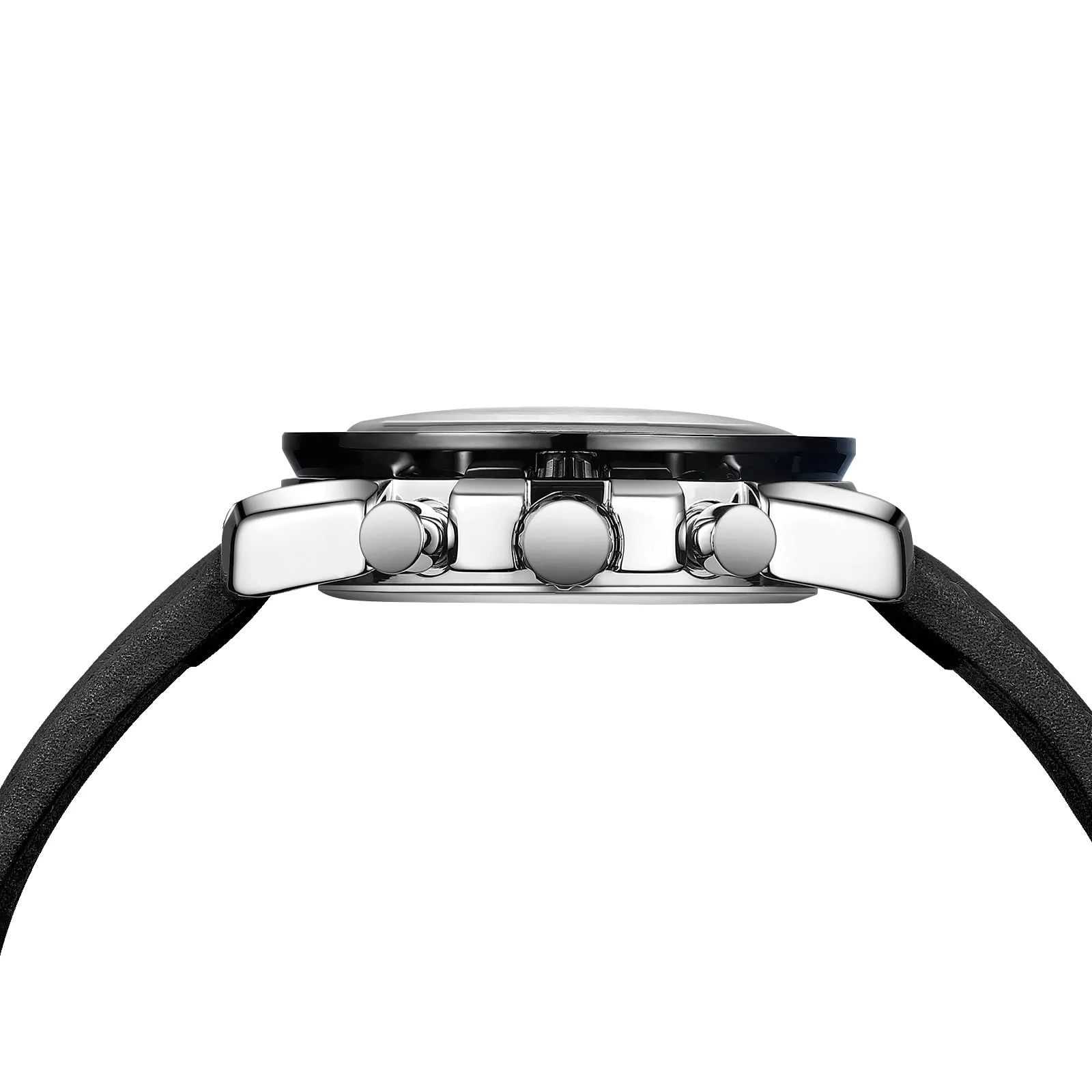 LN LENQIN Orologio Uomo Analogico al Quarzo con Cinturino in Pelle - immagine 4