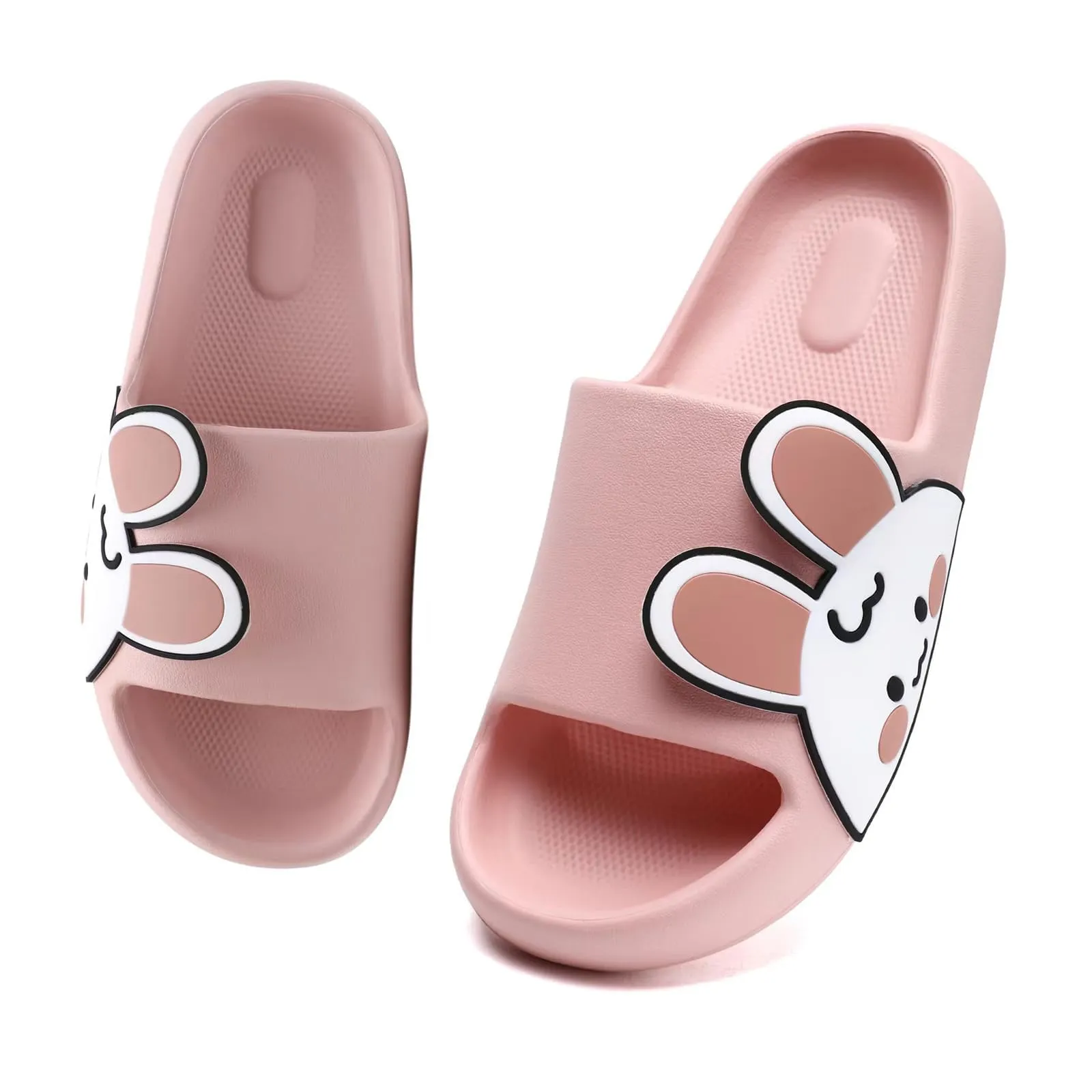 Waysoland Ciabatte donna uomo estive da Spiaggia Sandali,Ciabatte Morbide per bambini bagno,Doccia,pantofole antiscivolo infradito per interni esterni(Pink,27/28 EU) - immagine 1