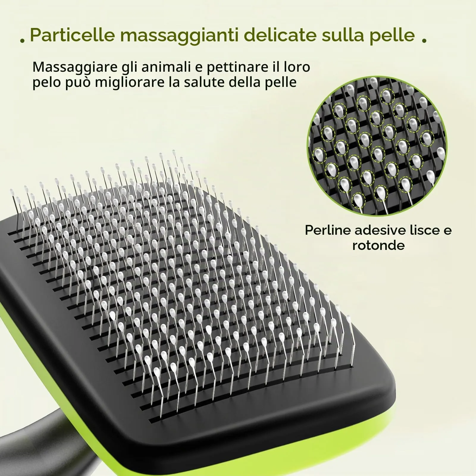 Pecute Spazzola Autopulente per Cani Gatti, Pettine Massaggiante - immagine 4