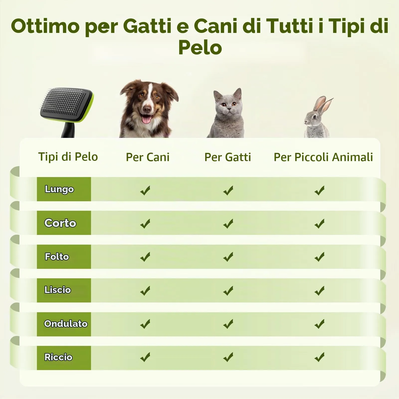 Pecute Spazzola Autopulente per Cani Gatti, Pettine Massaggiante - immagine 7
