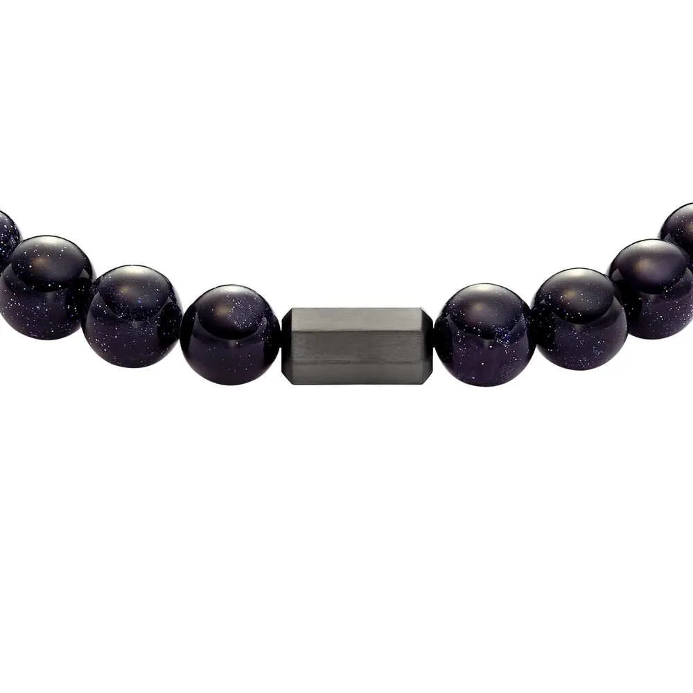 Fossil JF04819060 - Bracciale da uomo in acciaio inossidabile, colore: canna di fucile, Misura unica, Acciaio inossidabile, Nessuna pietra preziosa, Nero Profondo - immagine 3