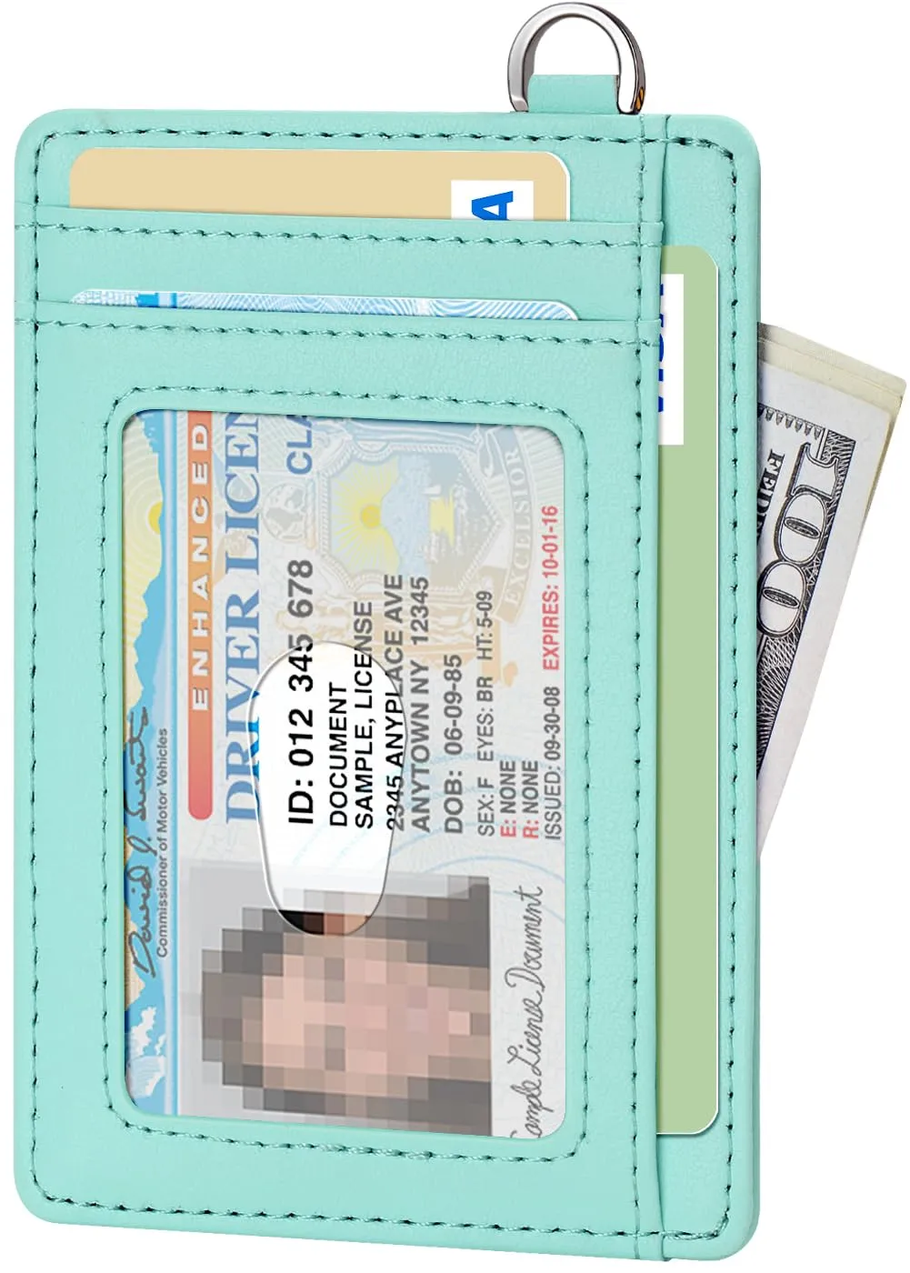 FurArt Porta Carte di Credito, Protezione RFID Portafoglio porta tessere Sottile, Slim Porta Carte Credito Da Uomo e Donna - immagine 2