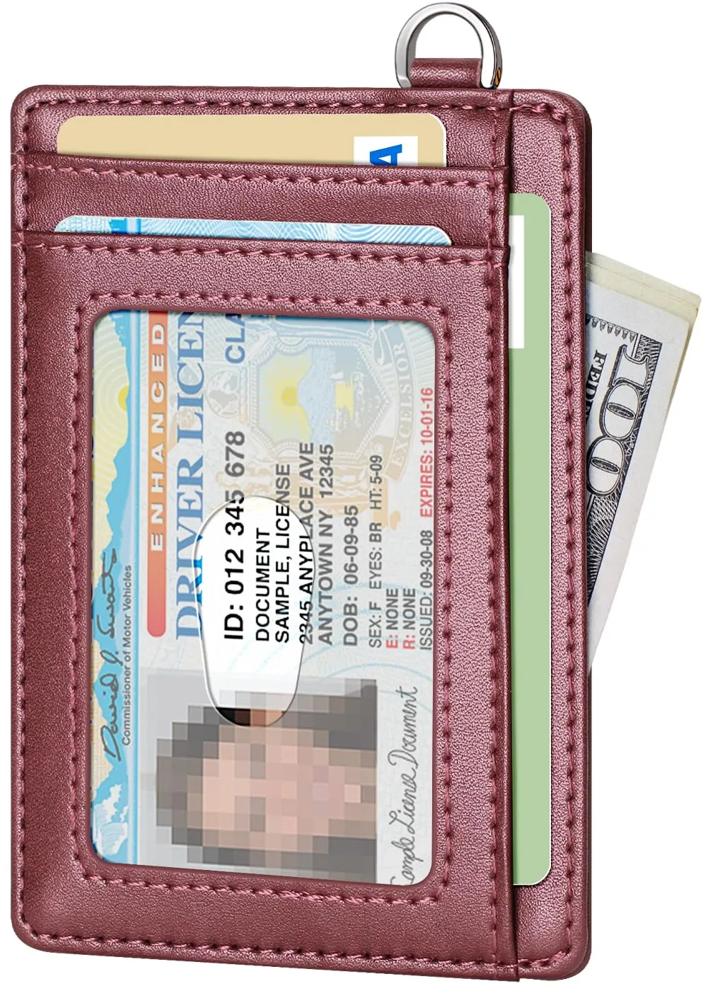 FurArt Porta Carte di Credito, Protezione RFID Portafoglio porta tessere Sottile, Slim Porta Carte Credito Da Uomo e Donna - immagine 2