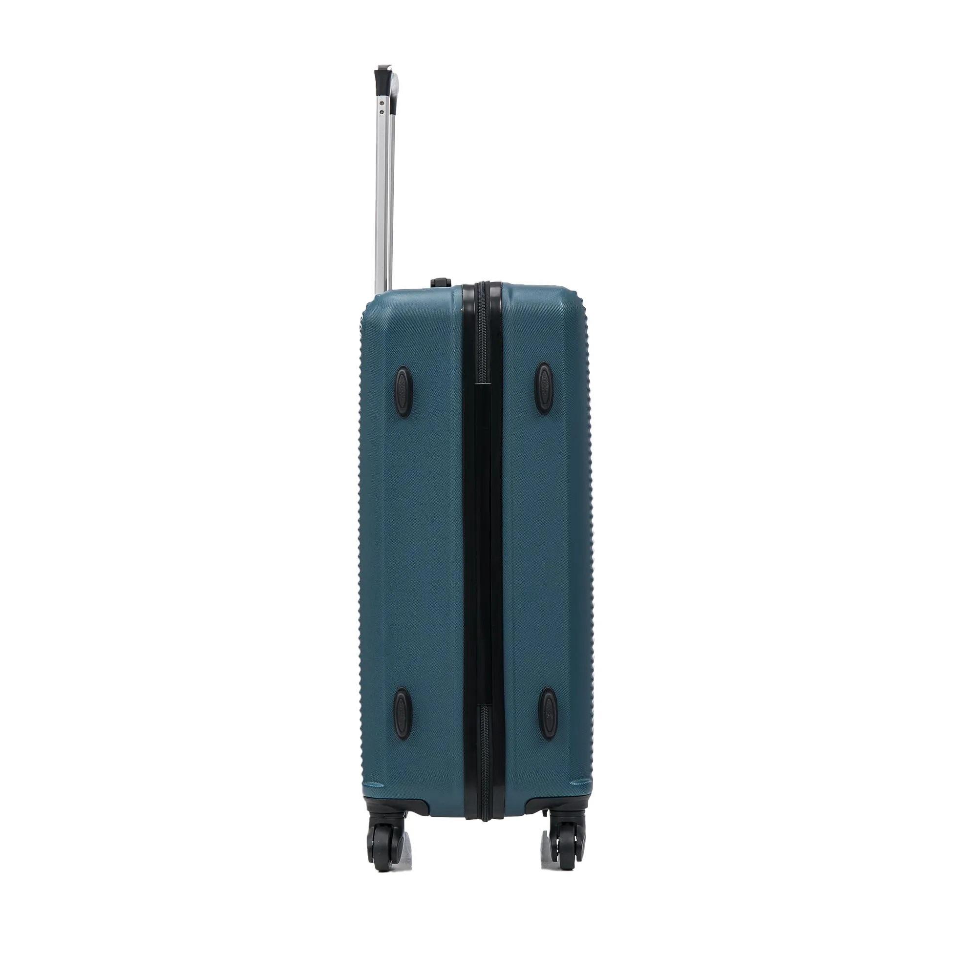 CELIMS - Valigia Media 20 kg Rigida Leggera | Valigia da Stiva 65cm Donna | Lucchetto Integrato | ABS | Trolley Medio 65cm con 4 Ruote | Verde - immagine 5