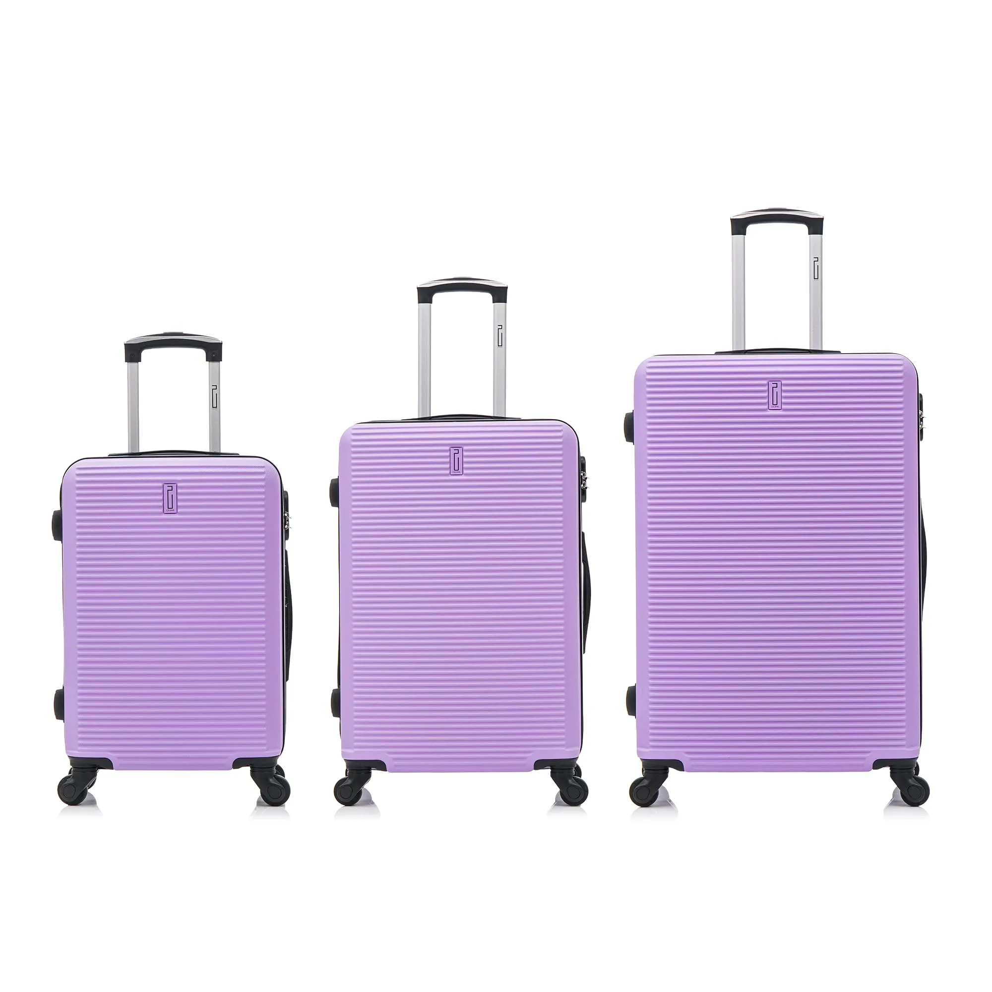 CELIMS Set Valigie 5 Pezzi - Valigia Grande 23 kg + Valigia Media + Valigie Bagaglio a Mano | Viola - immagine 2