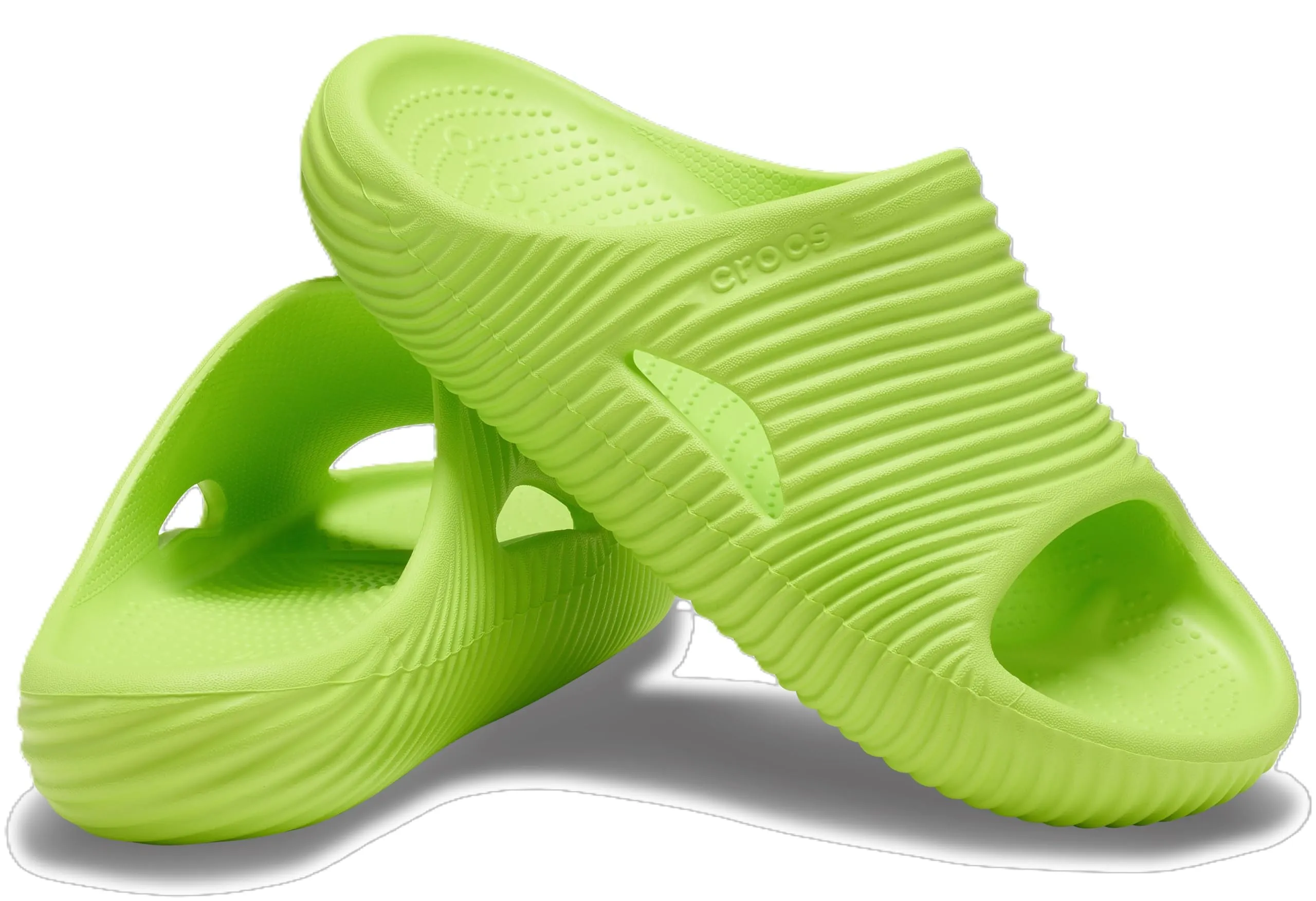 Crocs Sandali unisex Mellow Recovery Slides, Limade Tide, 4 donne/2 uomini - immagine 2