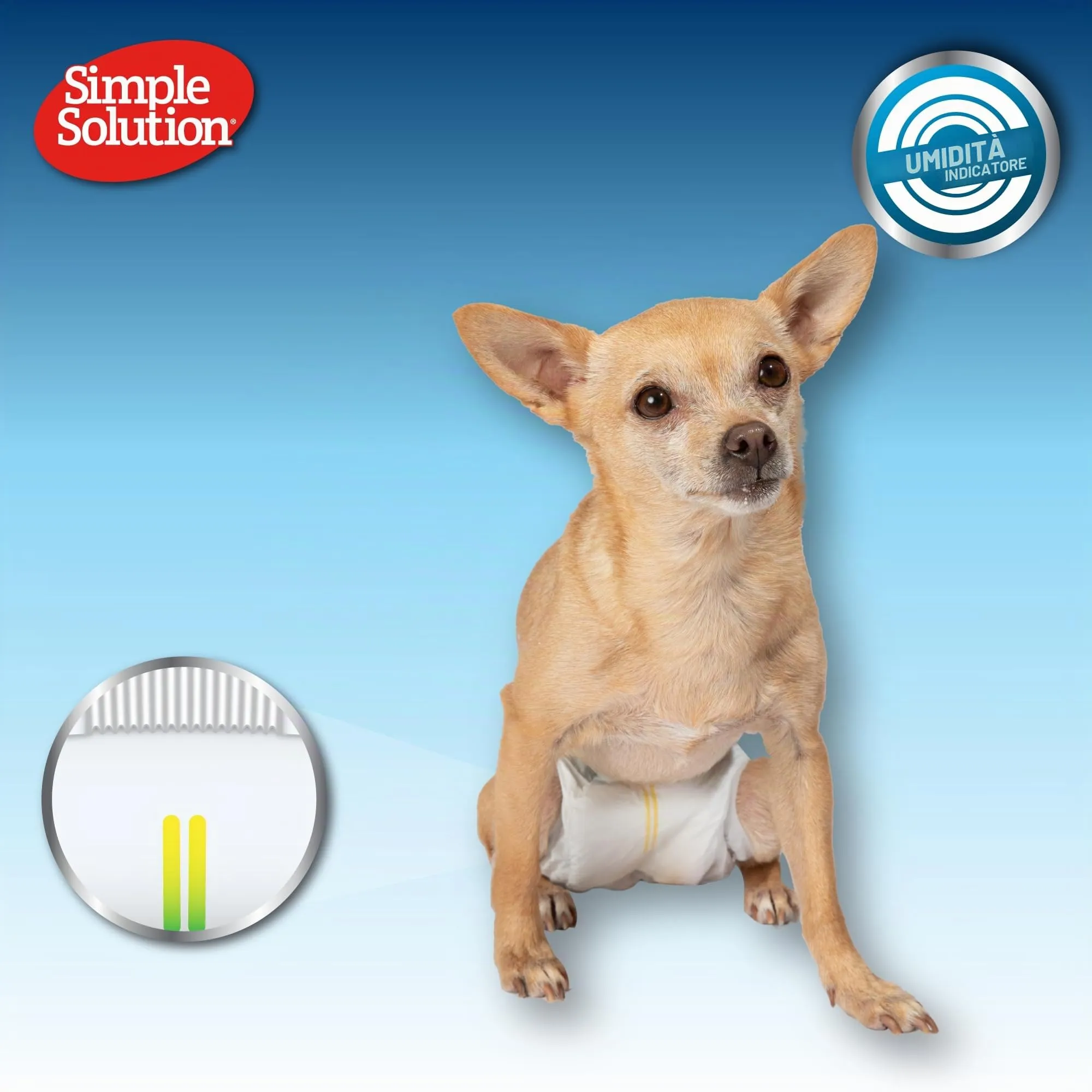 Simple Solution Pannolini Monouso per Cani Femmina, Taglia S, 12 Pezzi - immagine 6
