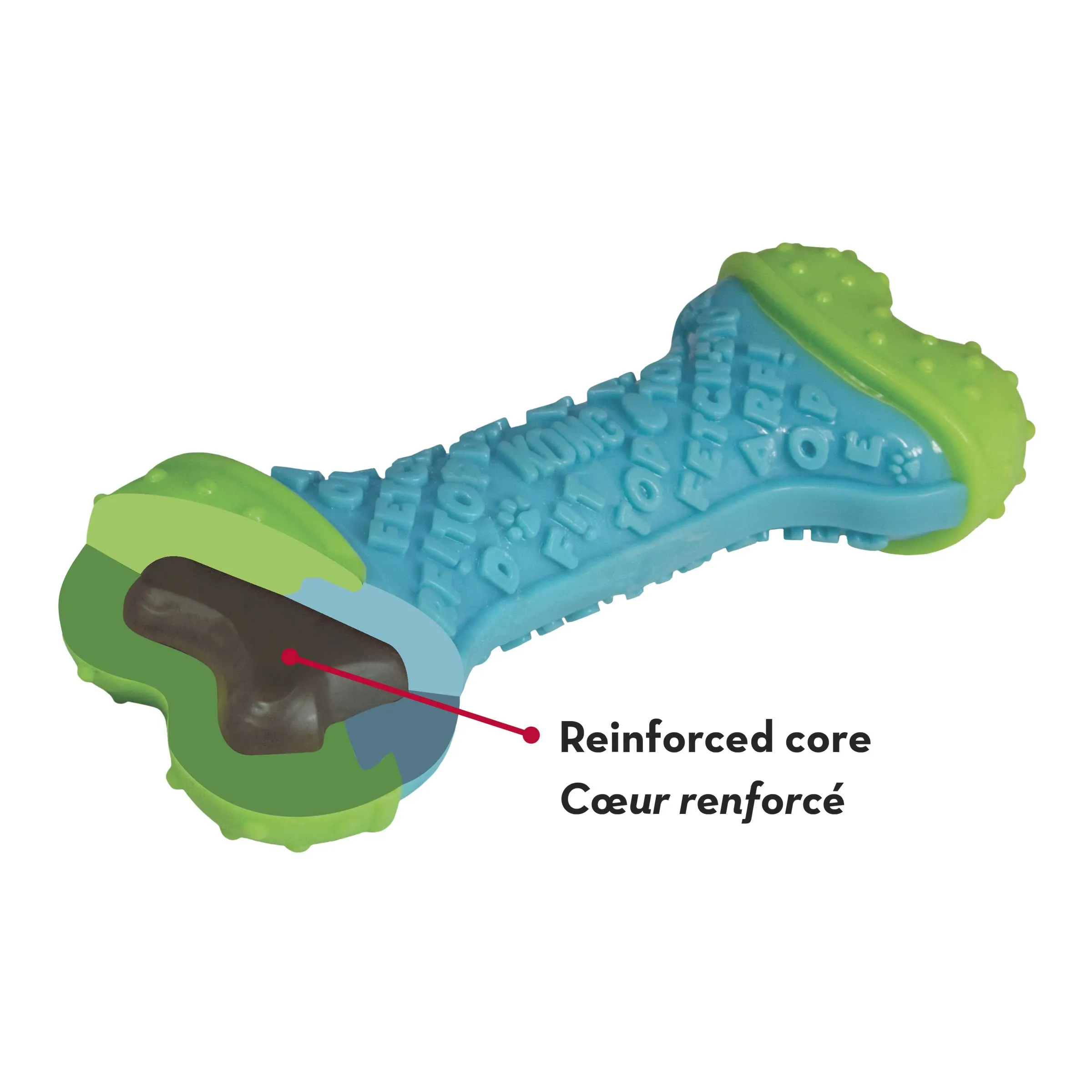 KONG CoreStrength Osso Dentale per Cani, Taglia Piccola/Media - immagine 2