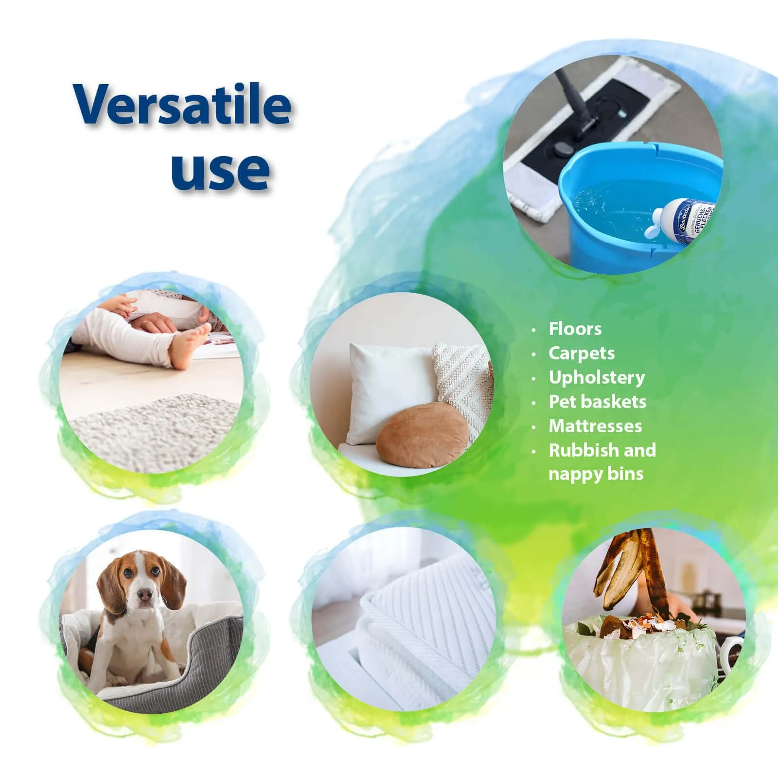 Bactador Anti-Odore E Smacchiatore Microbiologico 10 Litri - Concentrato - Detergente Enzimatico Biologico Contro Il Sudore, Gli Odori Degli Animali - Per La Casa, L'Auto E L'Ambiente Animale - immagine 4